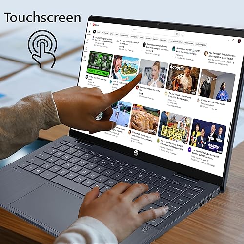 Miniatura 3 de HP Pavilion x360 - Laptop 2 en 1, pantalla táctil FHD de 14 pulgadas, Intel Core i3-1215U, RAM DDR4 de 8 GB, SSD PCIe de 512 GB, gráficos Intel Iris