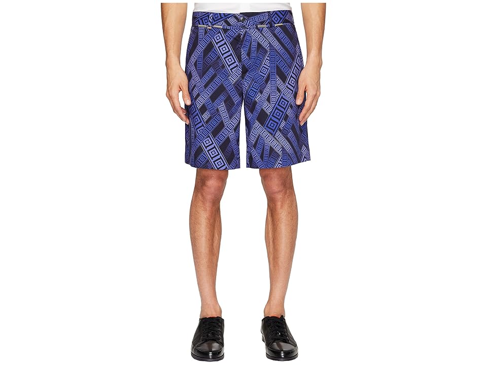 

Versace Collection Printed Shorts (Viola/Stampa) Men's Shorts, Blue
