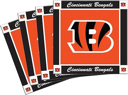 NFL Cincinnati Bengals 4Pack Ceramic