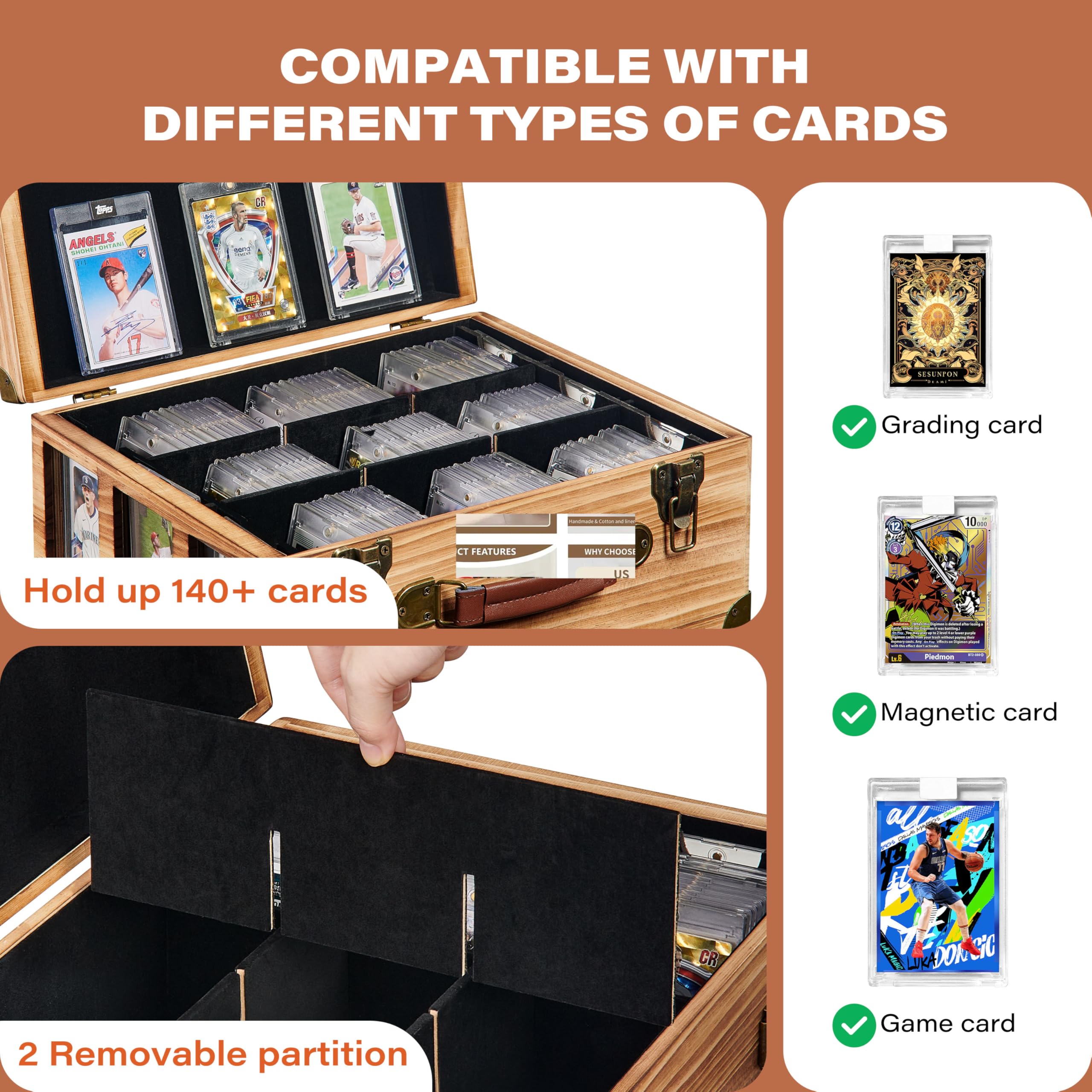 Amazon.co.jp: Poyilooo トレーディングカード収納ケース PSAグレード
