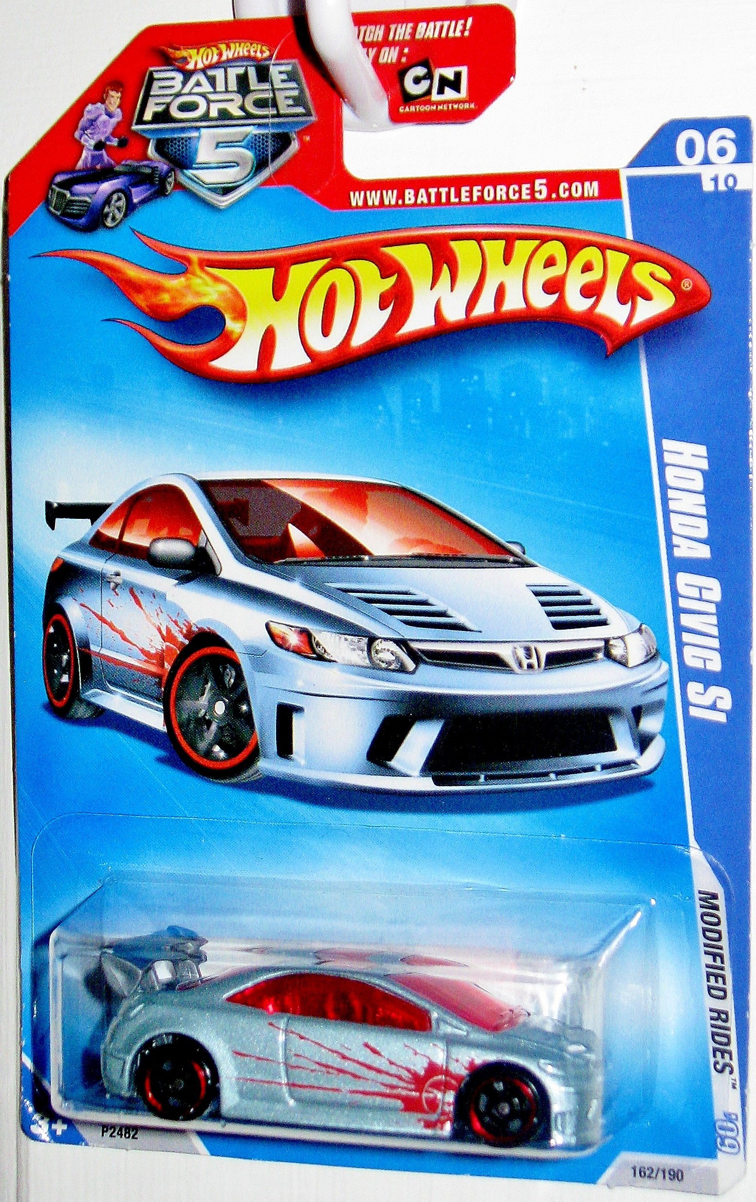 Amazon | Hot Wheels 2009 Modified Rides: Honda Civic Si - Silver