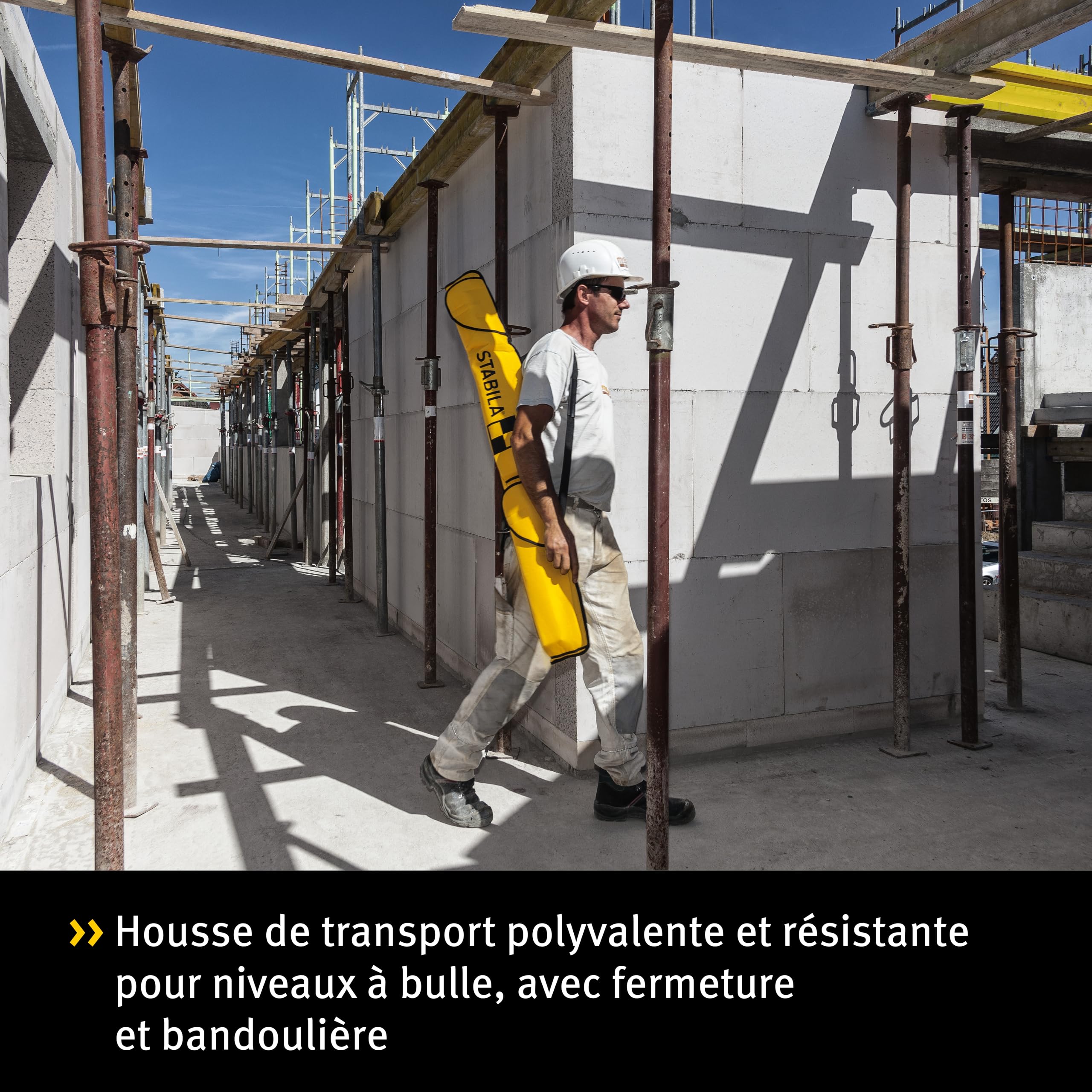 STABILA Sacoche combinée pour NIveau LCC-6-200 (pour 6 niveaux de 25 à 200 cm)