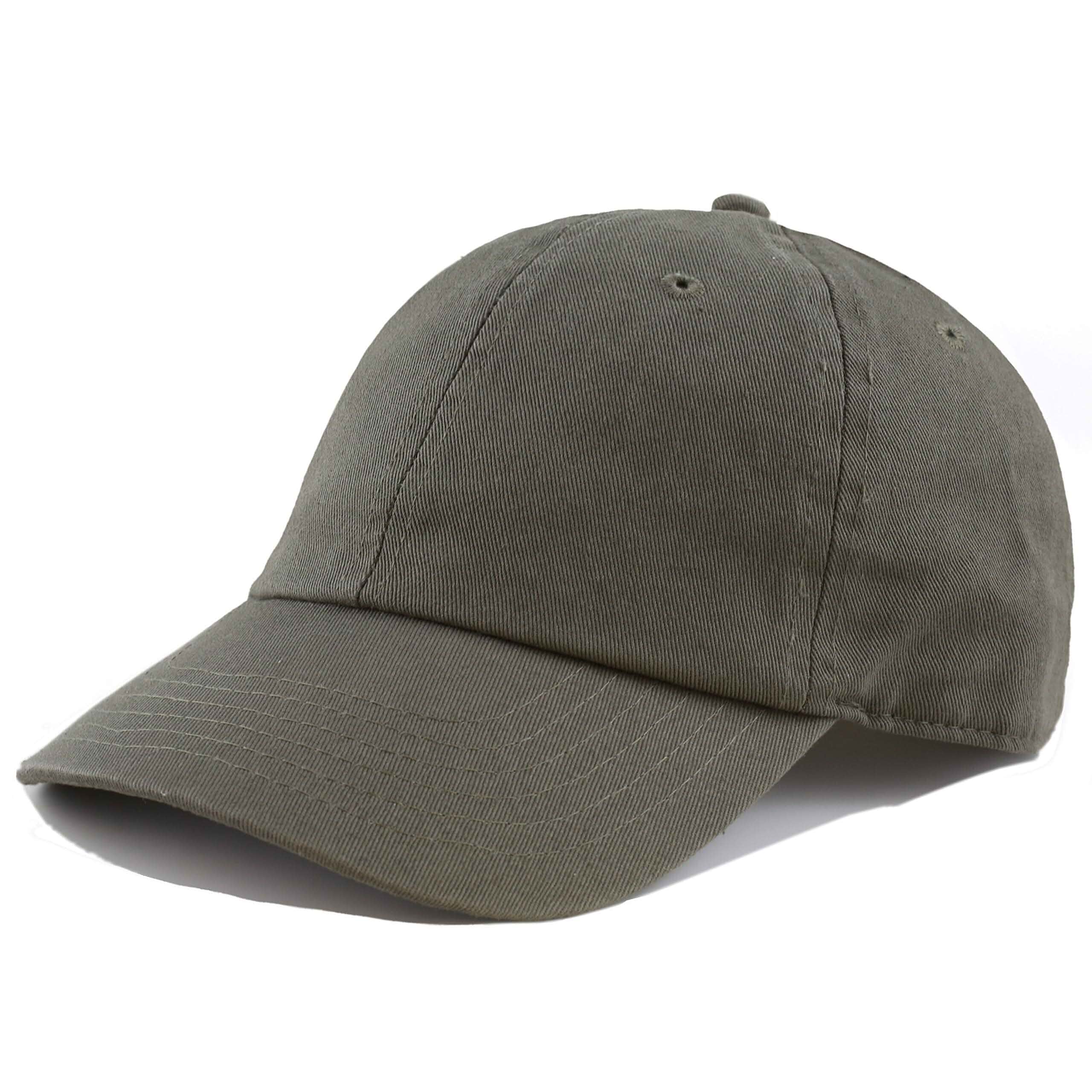 Cotton Baseball Cap Dad Hat – Washed Low Profile Adjustable Hat for Men Women Casual Outdoor Running Golf Regular