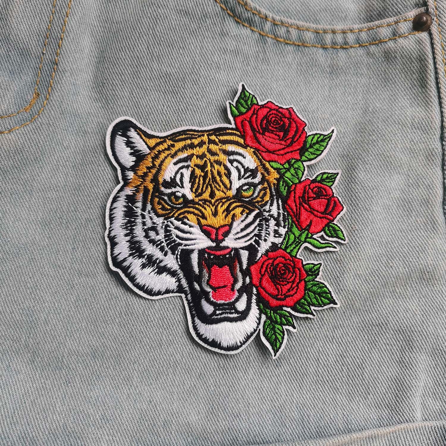 BPA Embroidered Patches Iron on Sew on Patches for Clothing Jackets etc, 6Z-Q5M9-36N8, 9.5cm x 10.5cm - Image 4