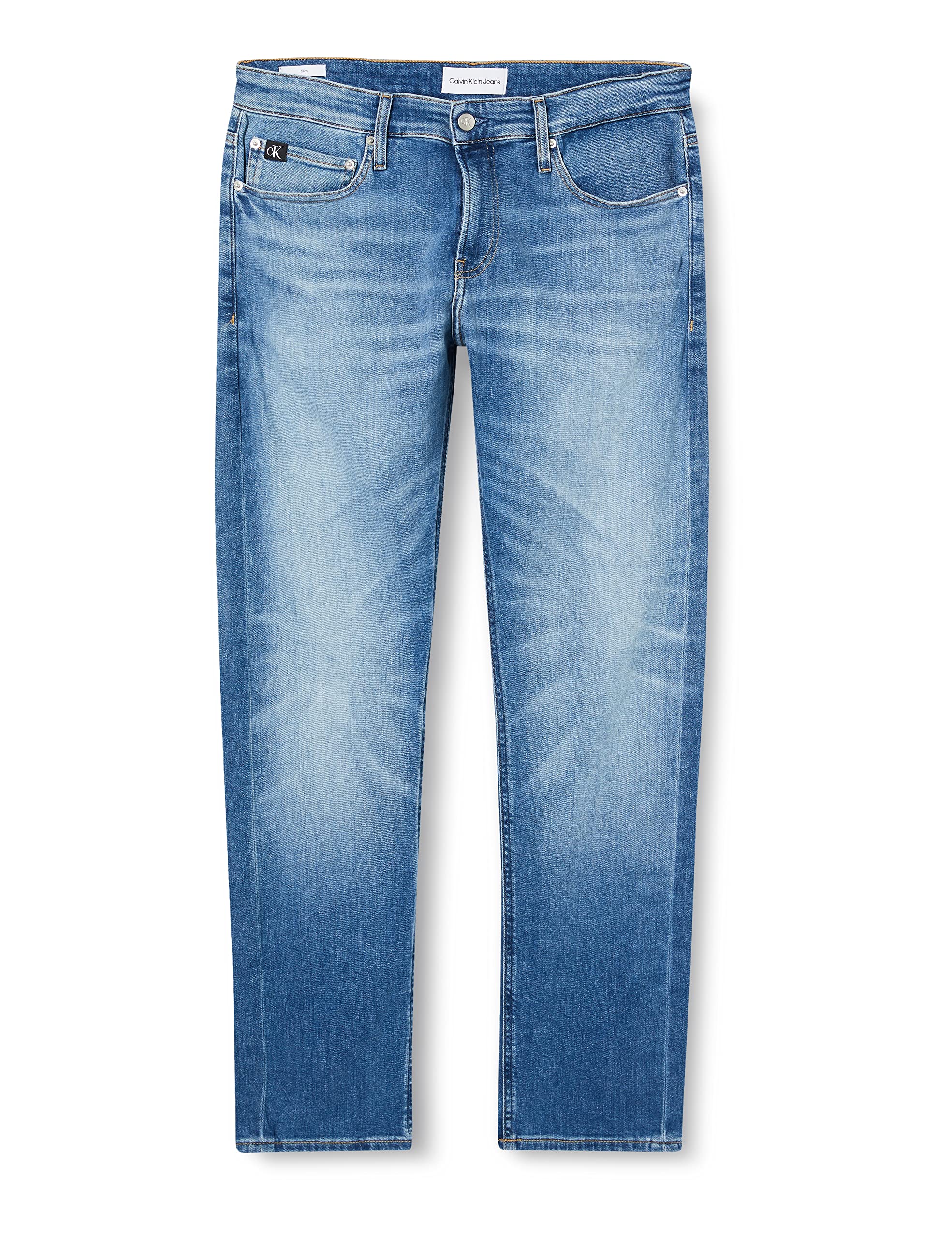 Calvin Klein Men’s Slim Fit Jeans, Blue (Denim Medium), 34W/30L