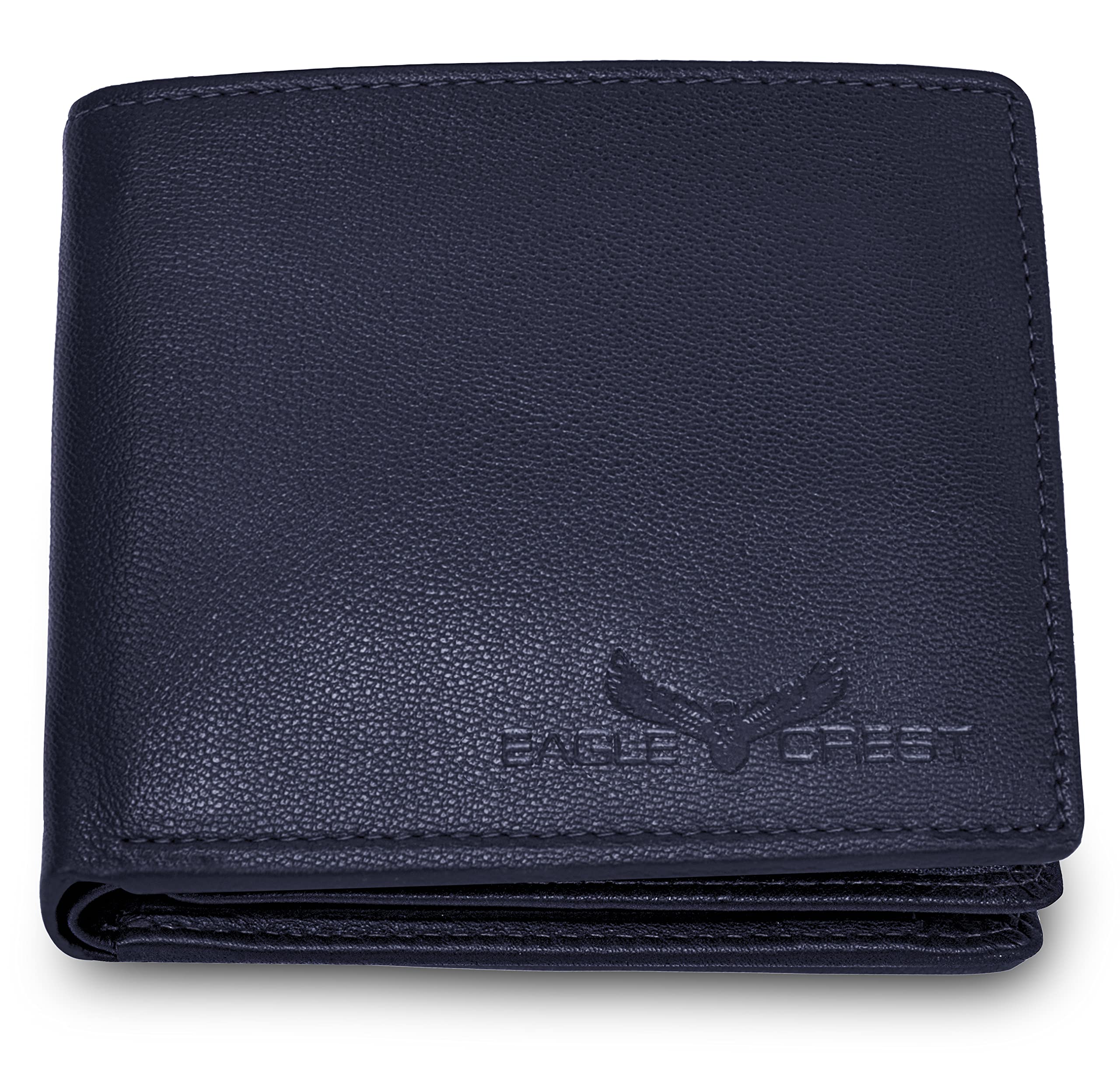 Eagle Crest Felix Dark Blue Leather Wallet for Men
