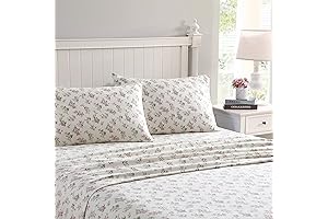 Laura Ashley Audry Pink 100% Cotton Full Sheet