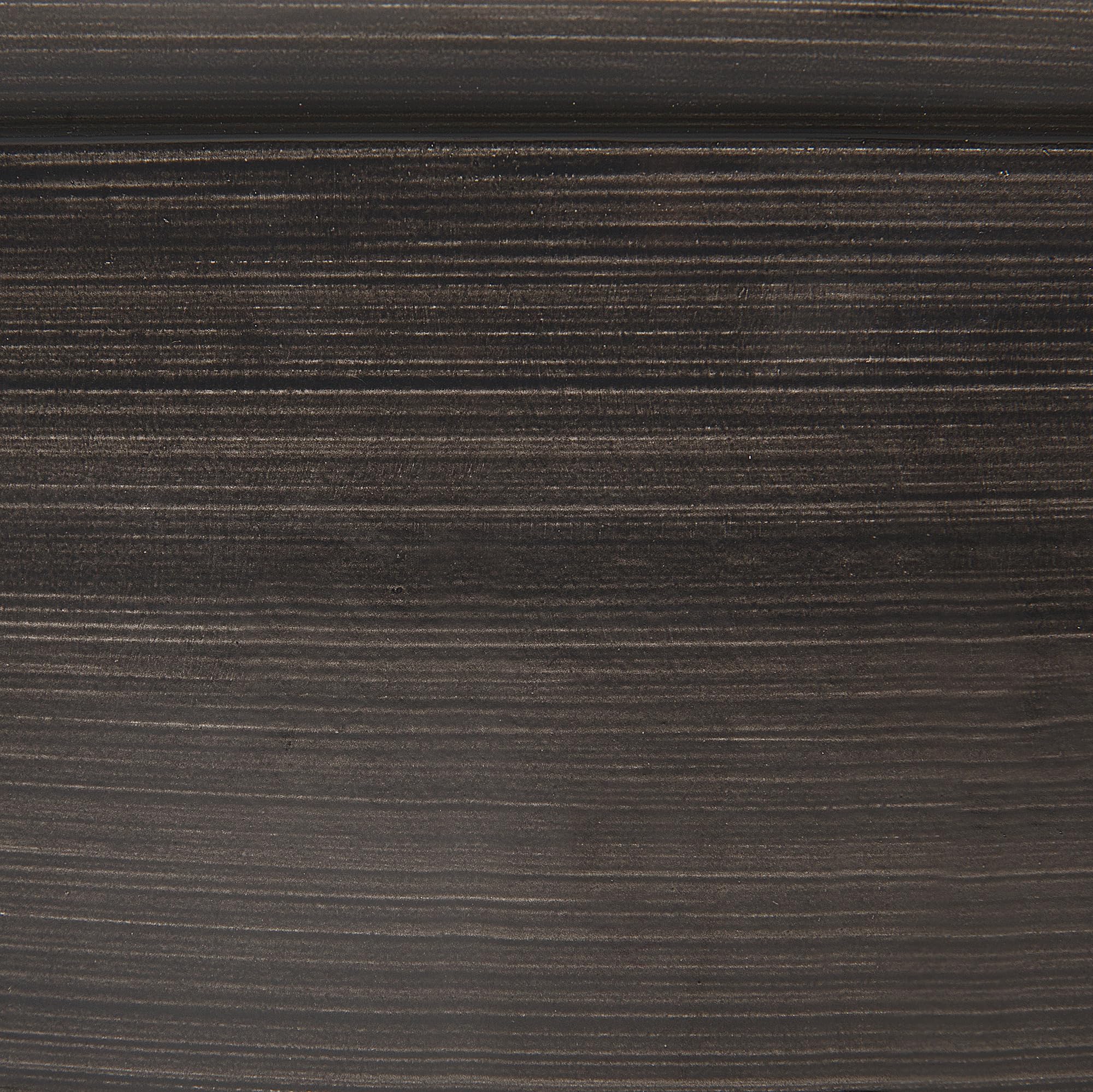 Beliani Grand Cache-Pot Rond Marron, Diamètre 44 cm en Mélange de Fibres au Design Moderne Idéal pour Intérieur et Extérieur