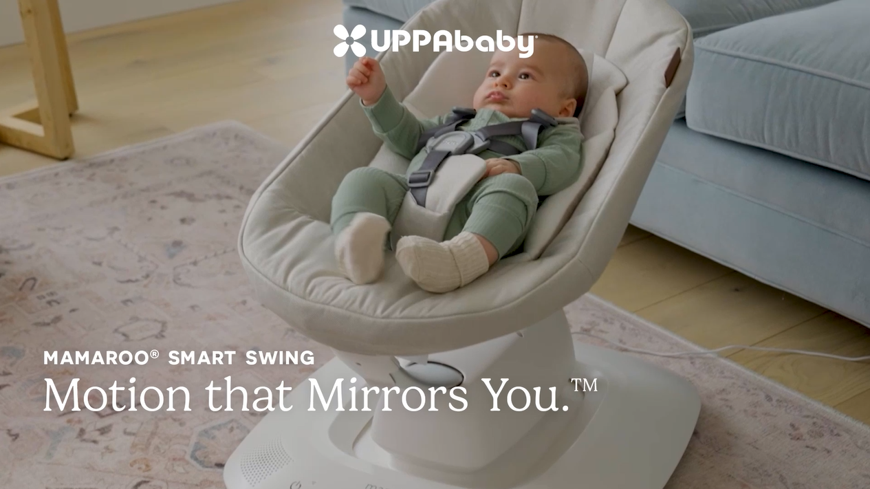 UPPAbaby Mamaroo Smart Swing with MotionSync & Newborn Insert