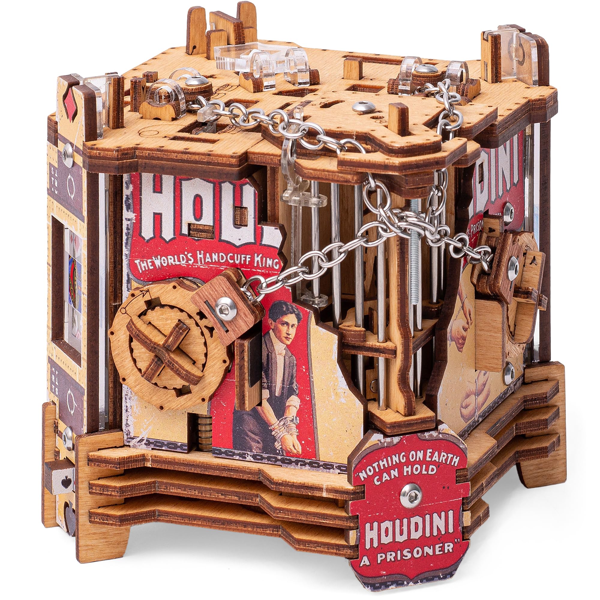 iDventure Cluebox Houdini's Escape, Escape Room Puzzle Box