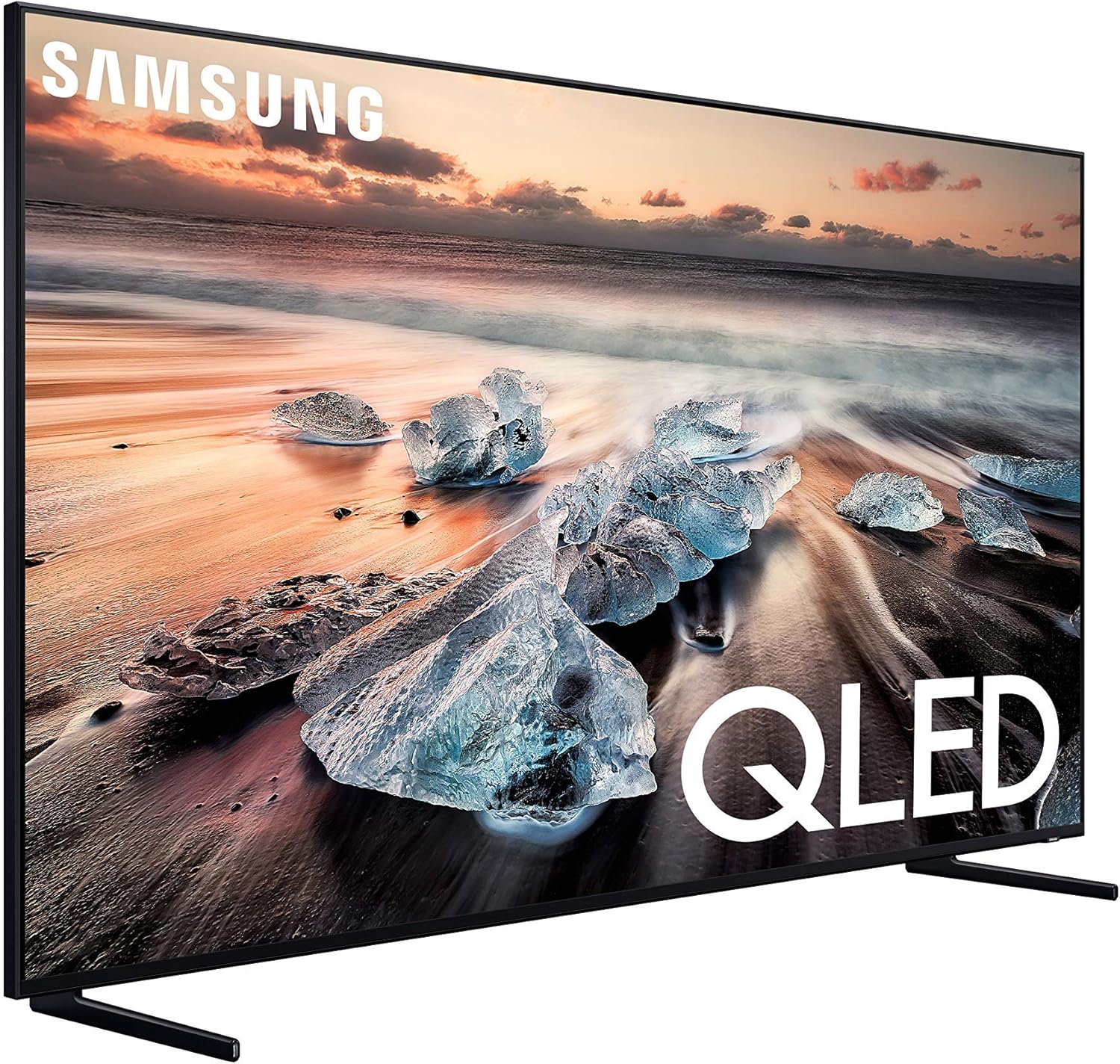 Samsung QN55Q900RB 55" 8K Ultra High Definition Smart QLED TV with a Samsung HW-Q800T 3.1.2 Ch Dolby Atmos Soundbar and Wireless Subwoofer