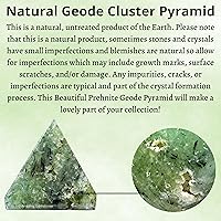 Vista 86 de Amazing Gemstone Amethyst Pyramid Crystal Healing Stones - 2" Great Pyramid Figurine of Natural Stone Pyramid for Meditation, Reiki, Chakra