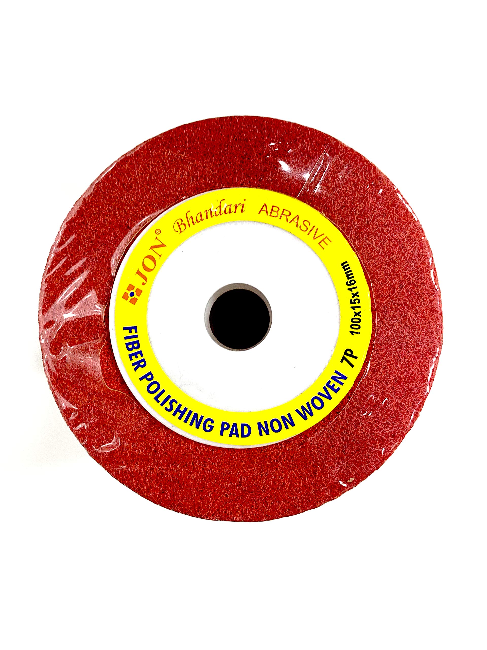 Jon Bhandari Tools 100 mm 4 inch Non Woven Fiber Polishing Wheel Buffing Pad 7P (Pack of 10) for Steel; Iron or any Metal Polishing (B0842PF6X5) Amazon Price History, Amazon Price Tracker