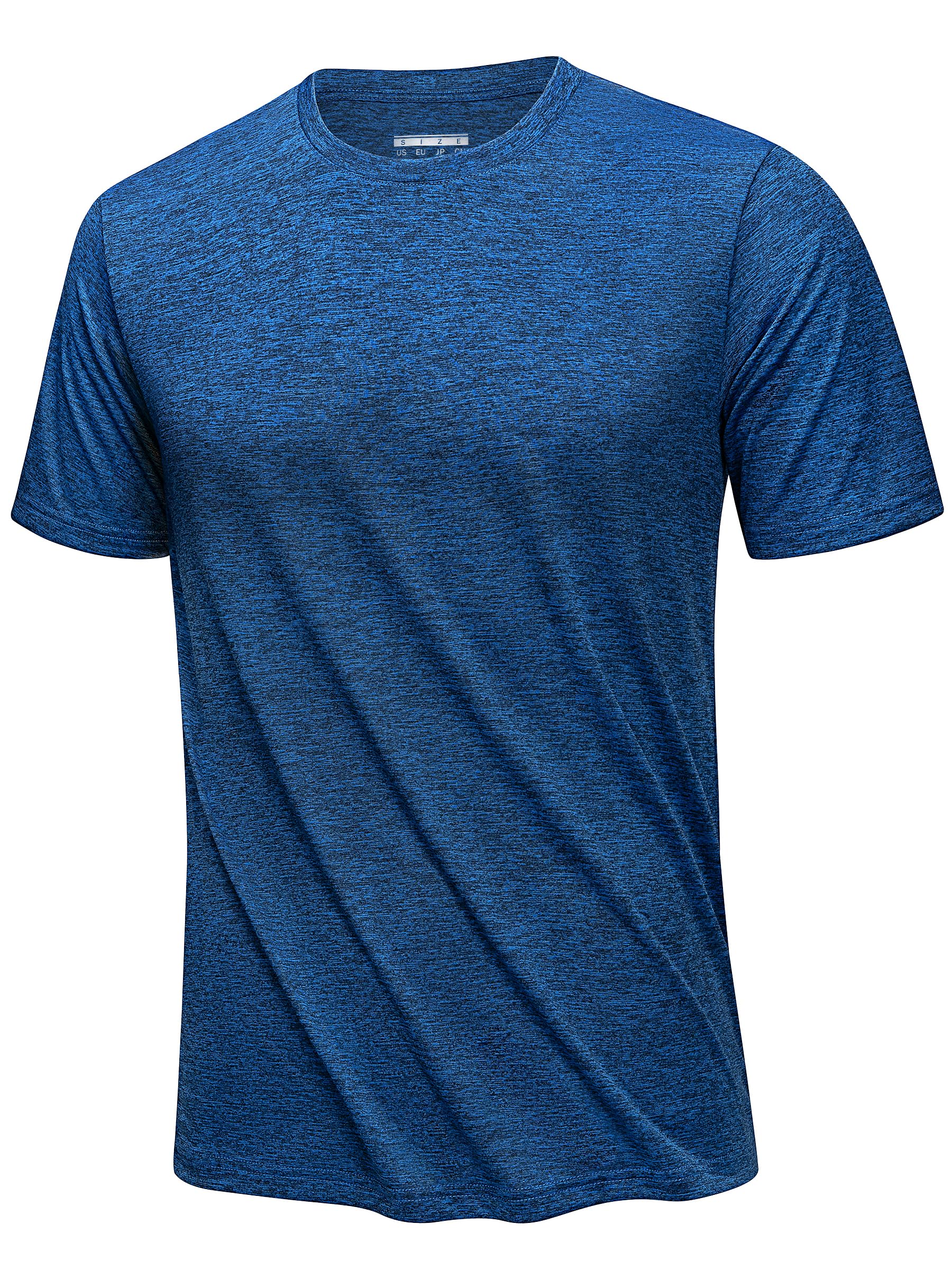 KEFITEVD Tshirt Herren Funktions Shirt Sport Tshirts Atmungsaktiv Fitness Shirt Schnelltrocknendes Training Shirt Rundhals