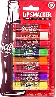 Lip Smacker Coca Cola Contour Bottle Party Pack with 8 Lip Balms