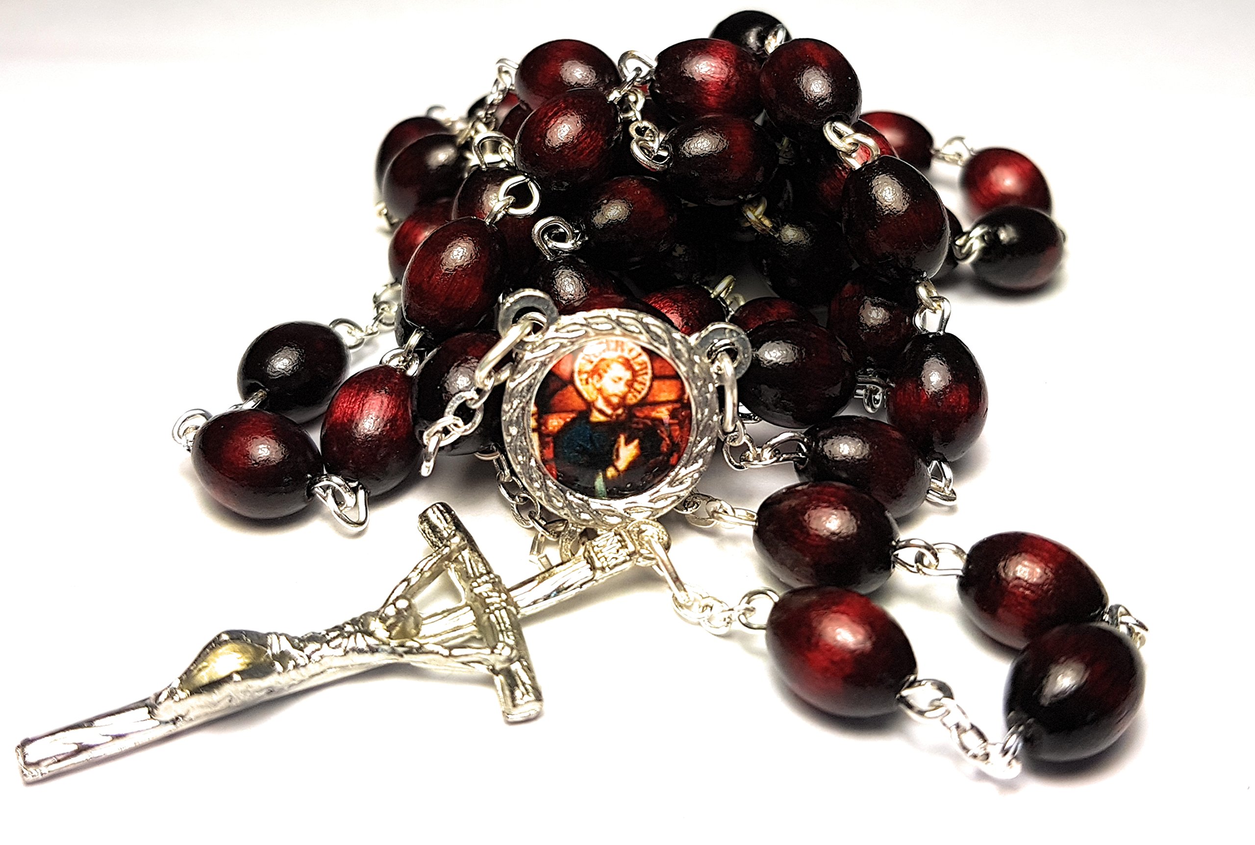 Relic RosaryRelic Rosary 3rd Class of Saint Peter Claver Catalan Jesuit Priest and Missionary Patron of Slaves, Colombia, Race Relations, Ministry to African-Americans, Seafarers patrono de las misiones Africa