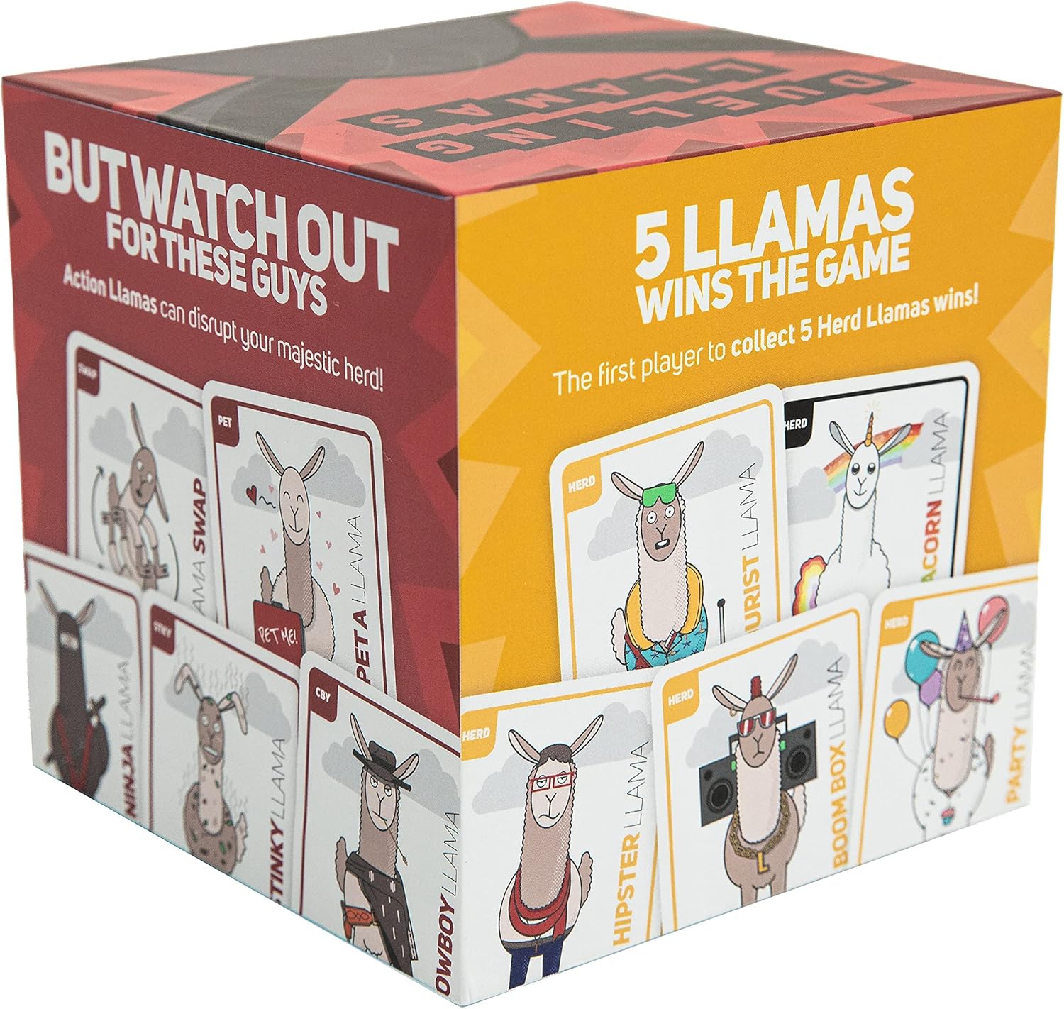 Dueling Llamas | A Simple Family Friendly Card Game | The Perfect Balance Of Strategy And Luck | Party Game For Adults and Kids 2-6 Players | Great for Couple's Date Night