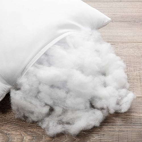 Miniatura 2 de Yowzer Formas de almohada de 15 x 15 pulgadas, paquete de 2 fundas de almohada para cojines, formas de almohada de felpa de polialgodón, almohadas