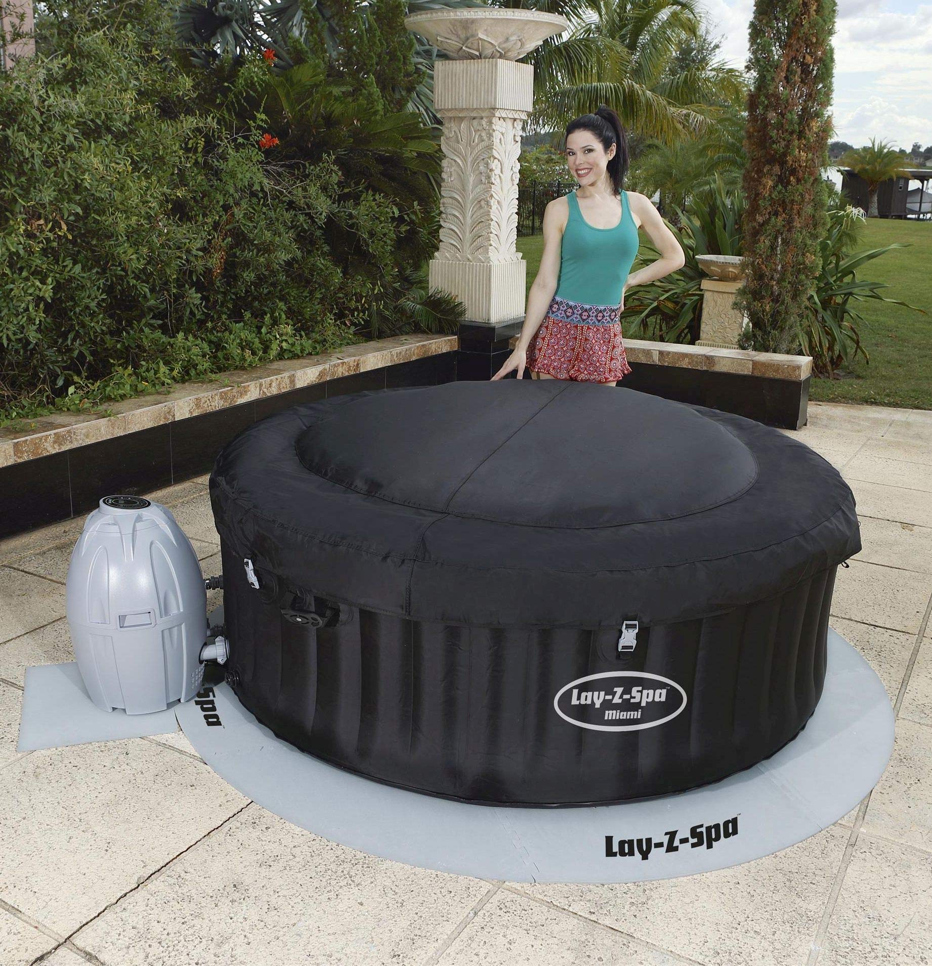 Bestway Floor Protection Tiles Set 10 Pieces Total for LayZSpa and