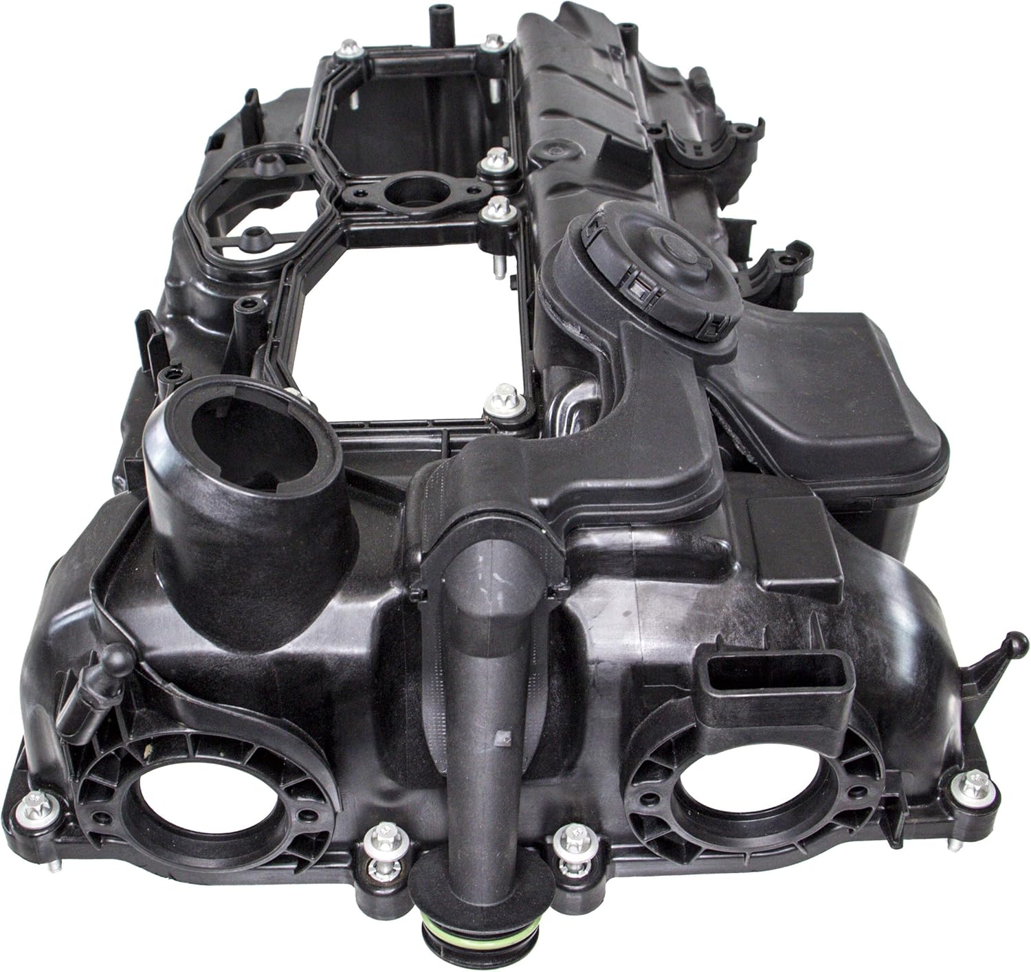 Rein VCE0103 OE Replacement Valve Cover for Select BMW Vehicles with 2.0L 4-Cylinder Engine - with Gasket and Hardware, Multi