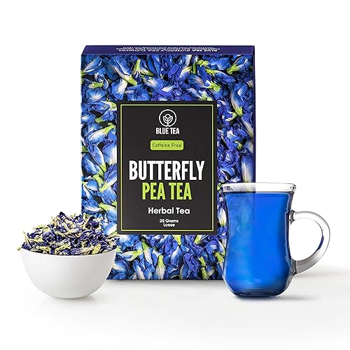 Miniatura 2 de BLUE TEA - Té de flor de guisante de mariposa + té de capullos de rosa | Secado al sol natural | Té de hierbas más fresco | Alto en antioxidantes |