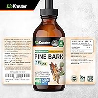 Vista 9 de BIO KRAUTER Tintura de raíz de maca 4 onzas líquidas y tintura de corteza de pino 4 onzas líquidas