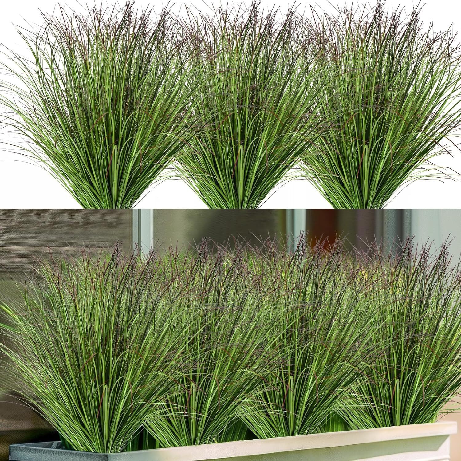 YIXANNX Artificial Succulents Unpotted Bold Faux Plants Lively Appearance Enhancing Outdoor Spaces With Minimal Care Tall Faux Plants Outdoor Artificial Grass Plant