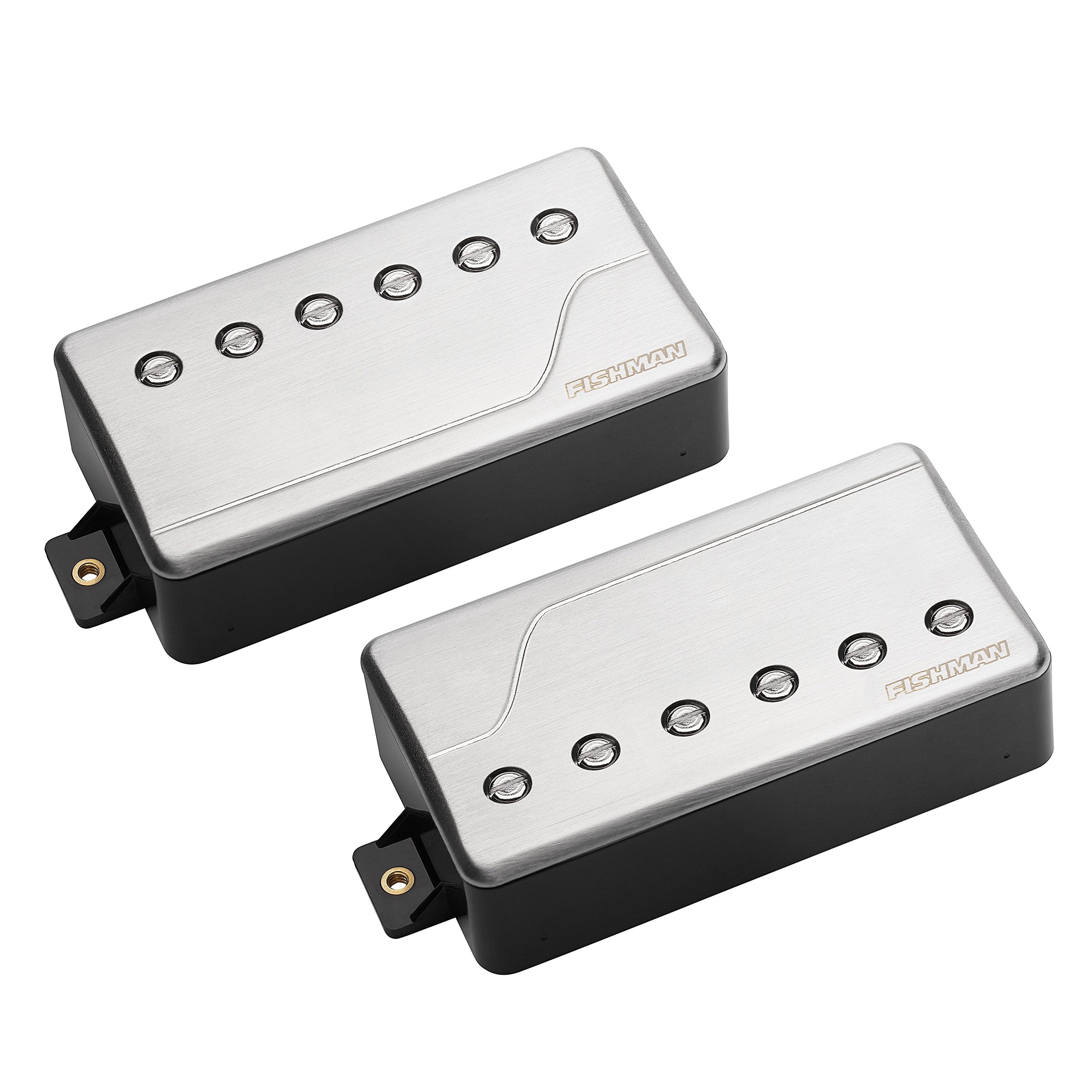 FISHMAN Fluence Humbucker Classic Pickup Set für E-Gitarren, aktiv, gebürstetes Aluminium