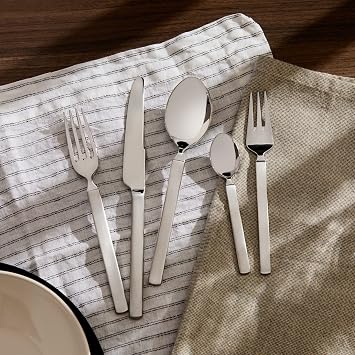 Alessi Dry Dessert Fork, Set of 6, (4180/5)