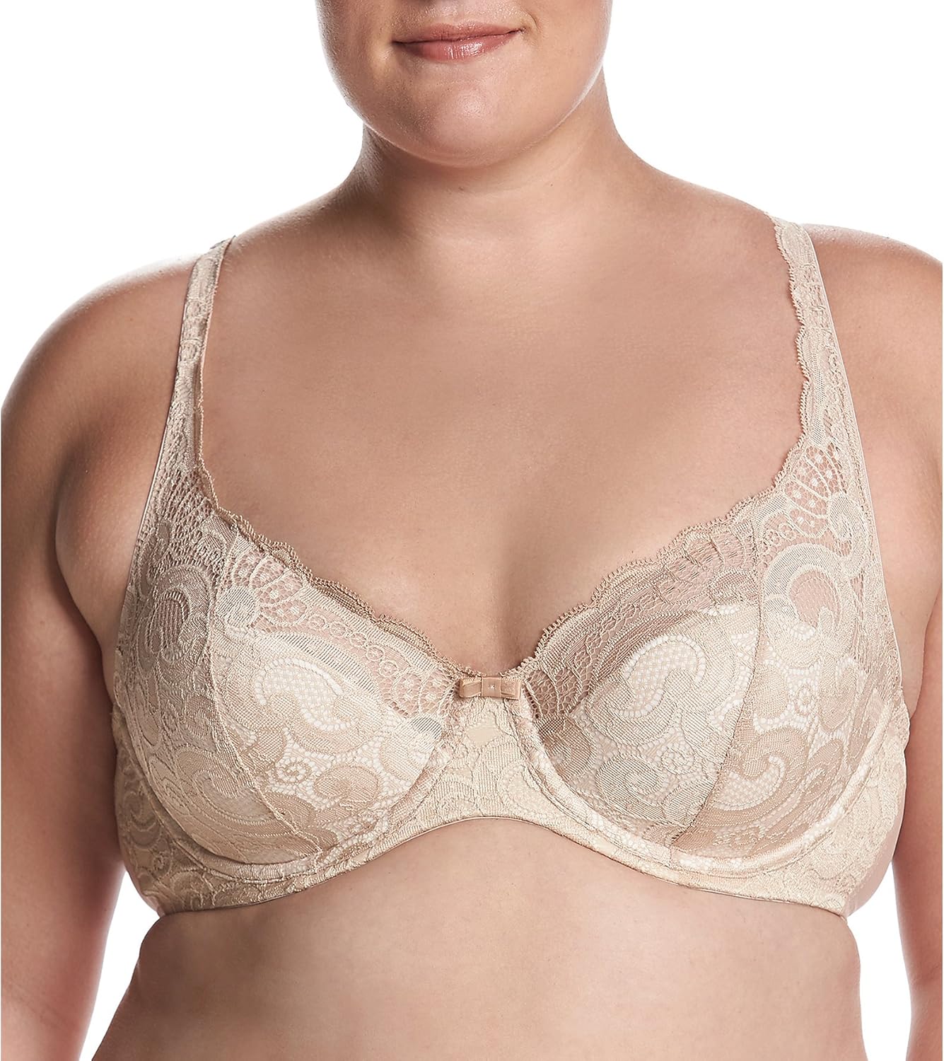Playtex Womens Playtex Love My Curves Thin Foam W/Lace Underwire