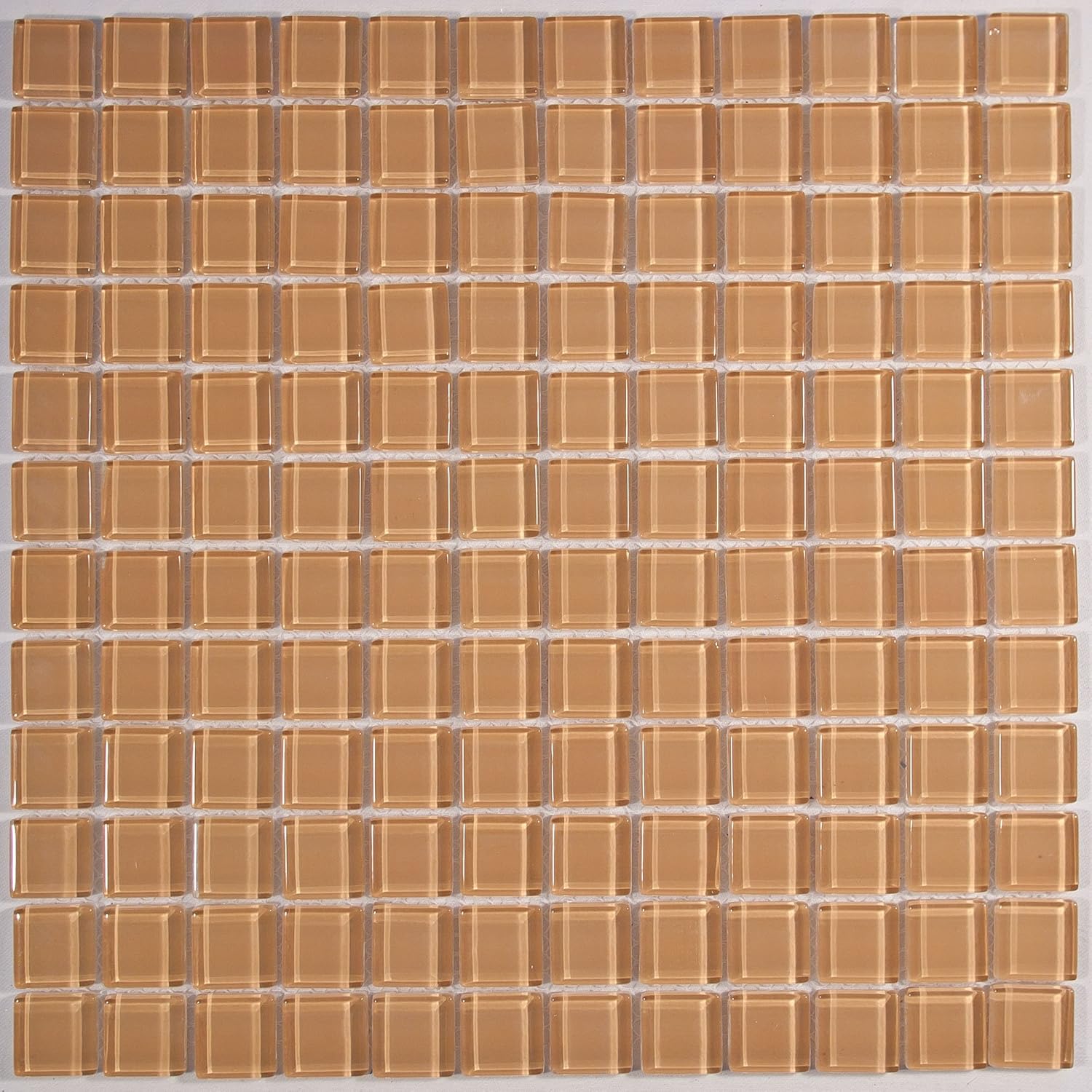Wholesale 20 Square Foot Glass Mosaic Tiles On Mesh Mount Clear