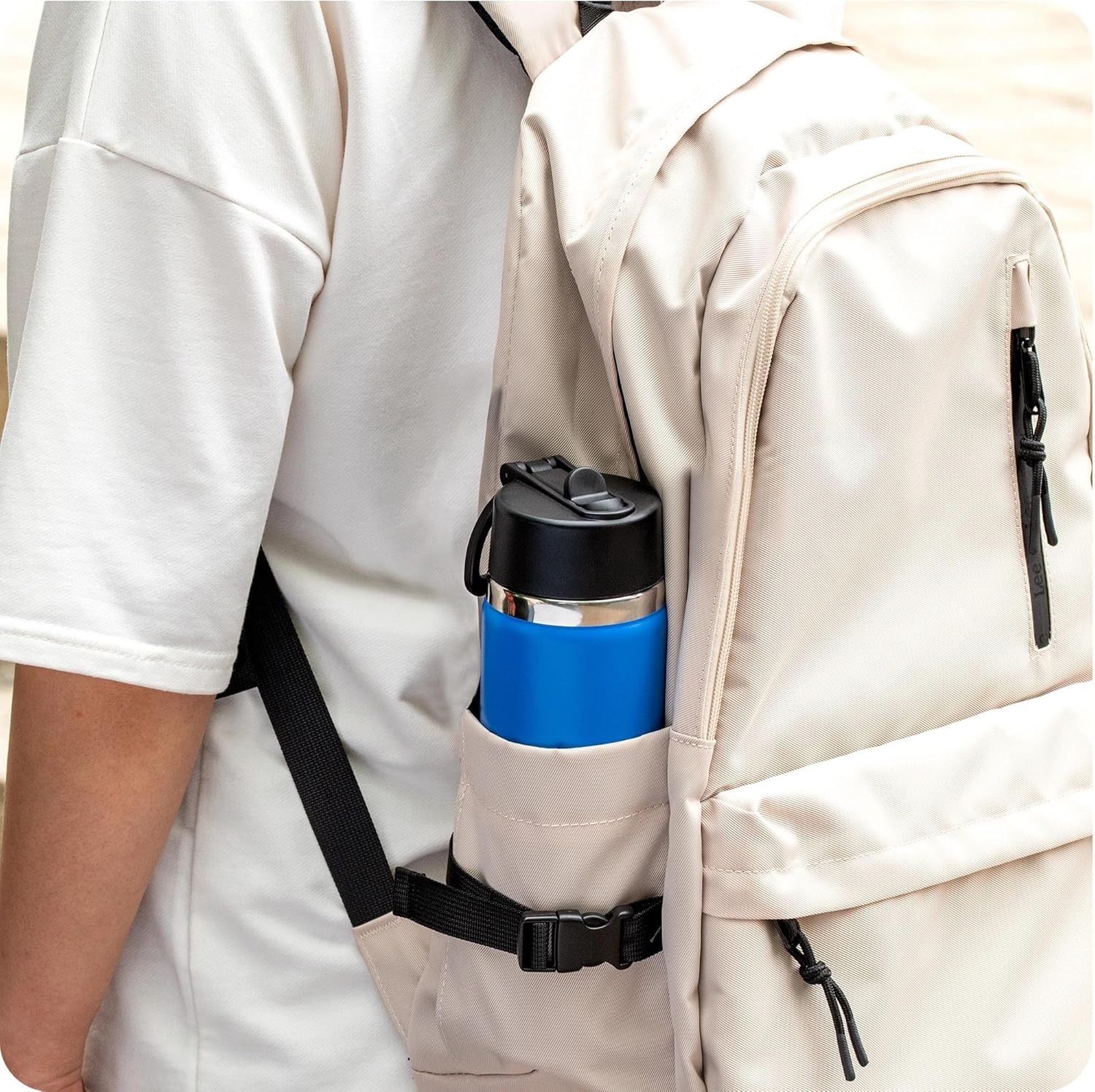 Straw Lid Replacement for Hydro Flask & More | Universal Fit for 12-64oz Wide Mouth Bottles | Leakproof, BPA-Free & Compatible with Thermoflask/Takeya/Simple Modern | 2.28" Diameter Cap - Image 9