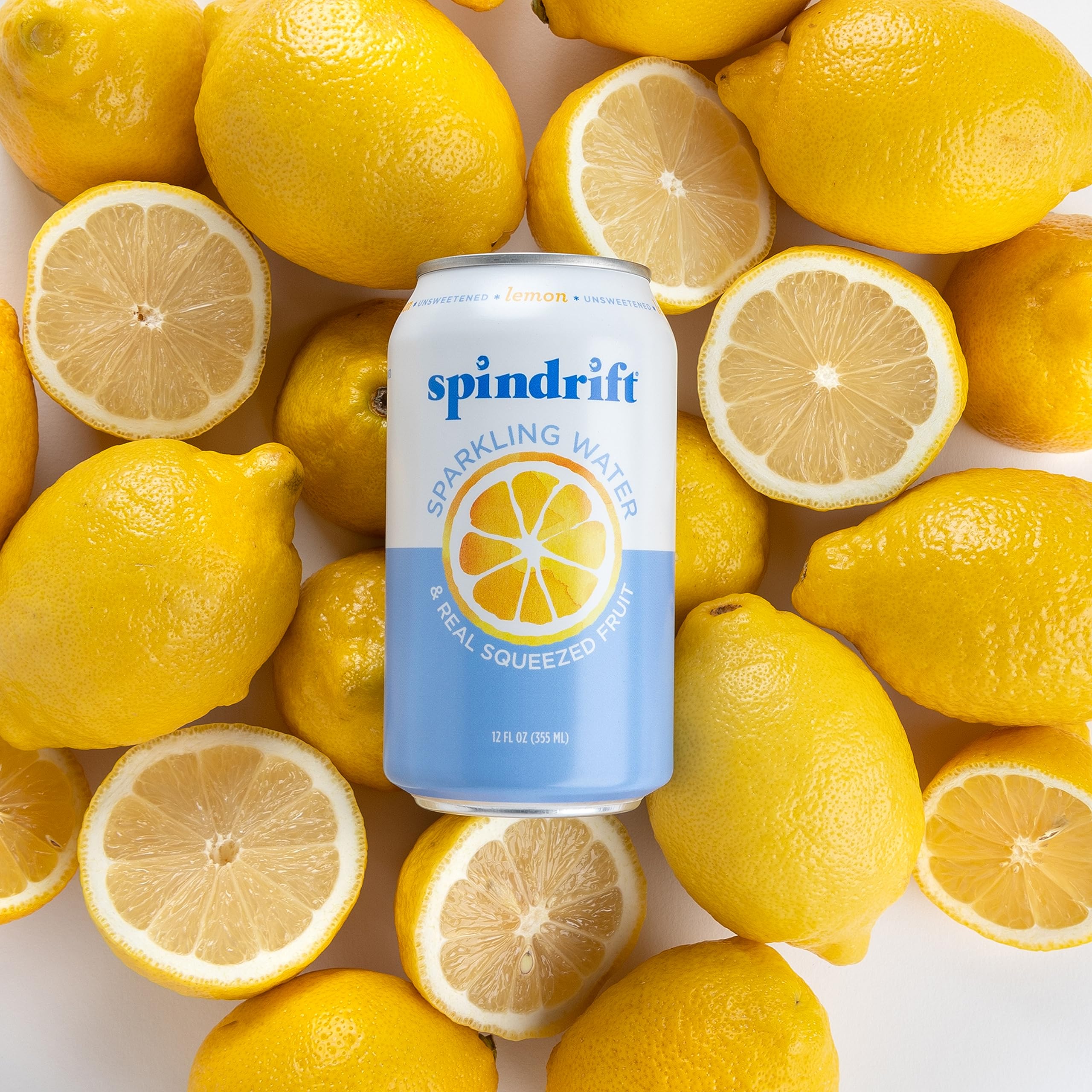 Buy SpindriftSparkling Water, Lemon Flavored, Made with Real Squeezed