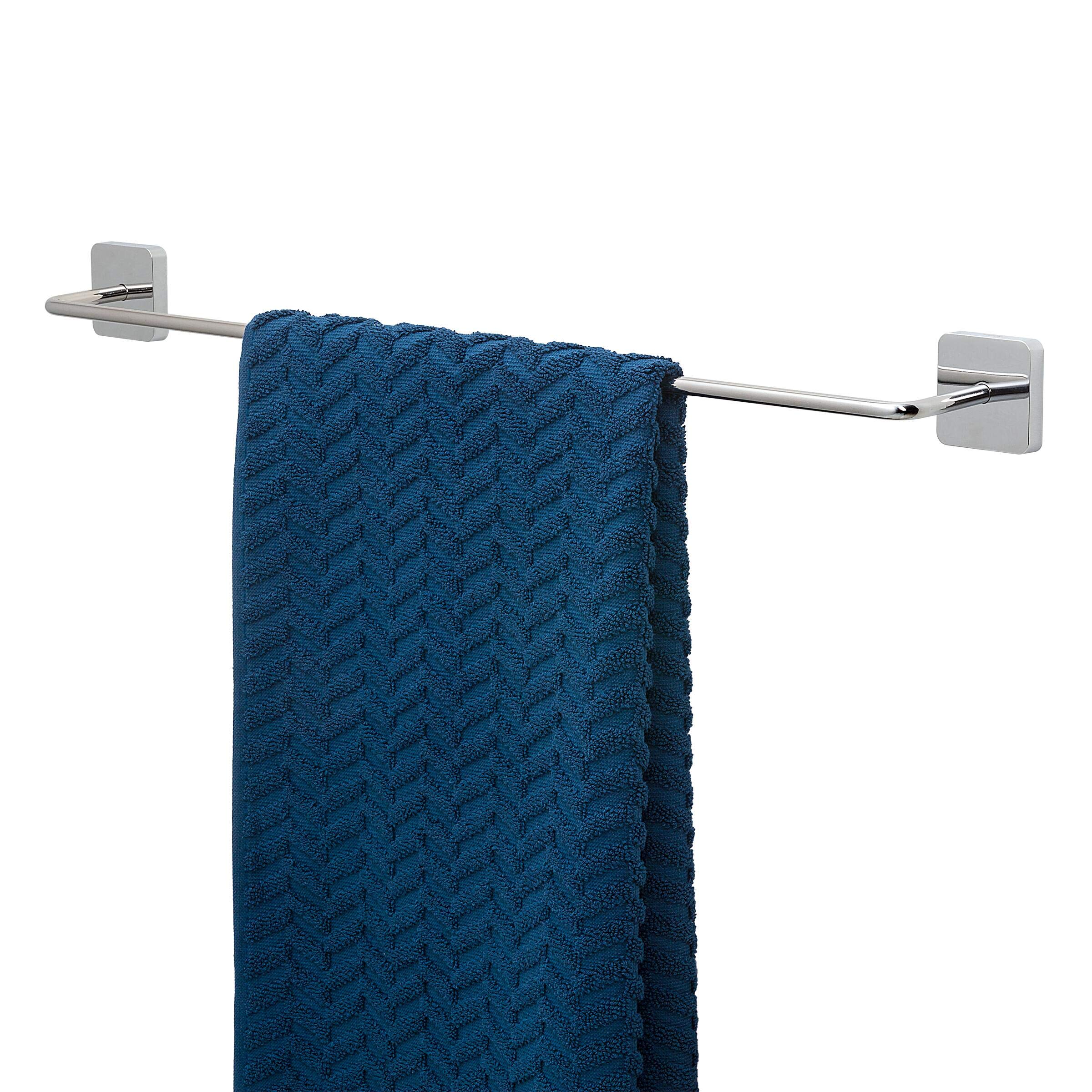 Tiger Onu Towel Rail, Stainless Steel, Chrome, 59.3 x 4.8 x 6.9 cm