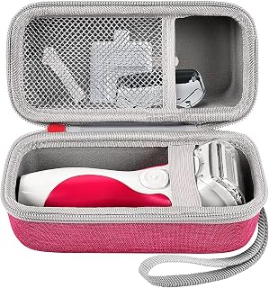 Case Compatible with Panasonic ES2207P/ ES2216PC/ ES2291D Electric Shaver for Women Cordless 3 Blade Razor Pop-Up Trimmer Close Curves. Ladies Shave Razors Holder Fits for Charger -Pink (Box Only)