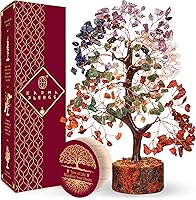 Vista 47 de KARMAPLEDGE Árbol de la vida de cristales curativos para energía positiva, protección y buena suerte, dinero, decoración de Feng Shui