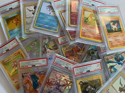 Miniatura 5 de Una tarjeta Pokemon con caja aleatoria con certificación PSA y autenticada (perfecta para exhibir)