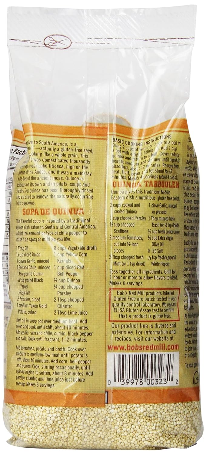 Bob’s Red Mill Grano orgánico de quinua, 26 onzas Yaxa Colombia