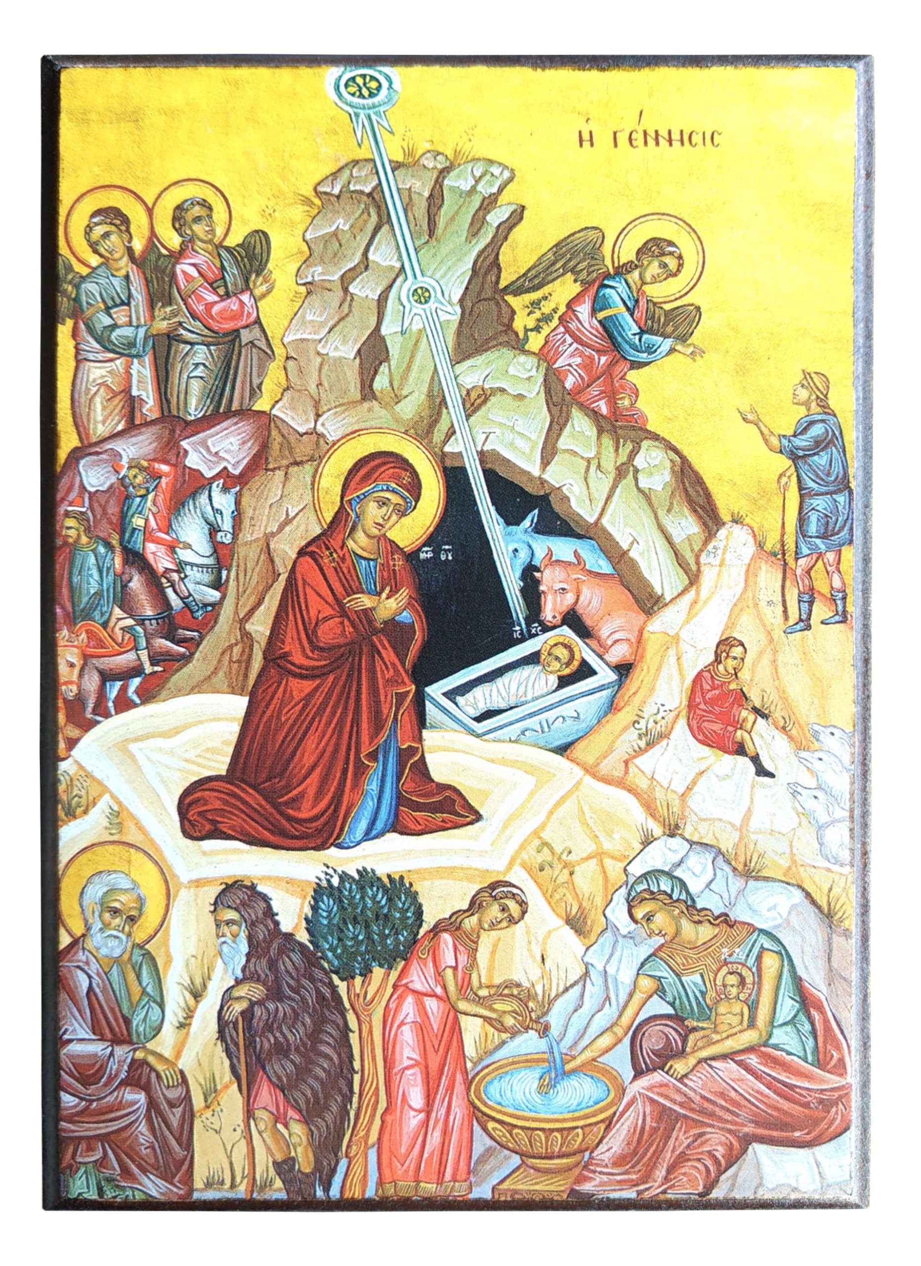 NATIVITY OF CHRIST - Greek Byzantine Orthodox Icon