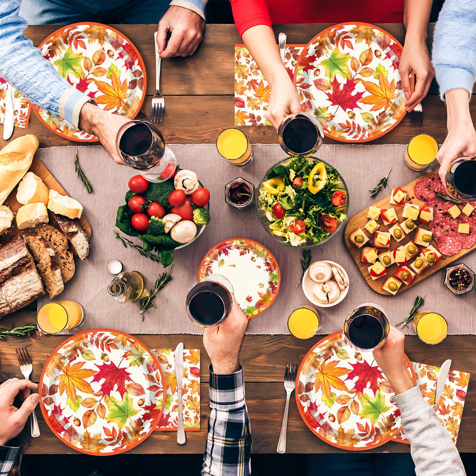 150 foglie autunnali decorazioni per feste per il Ringraziamento
