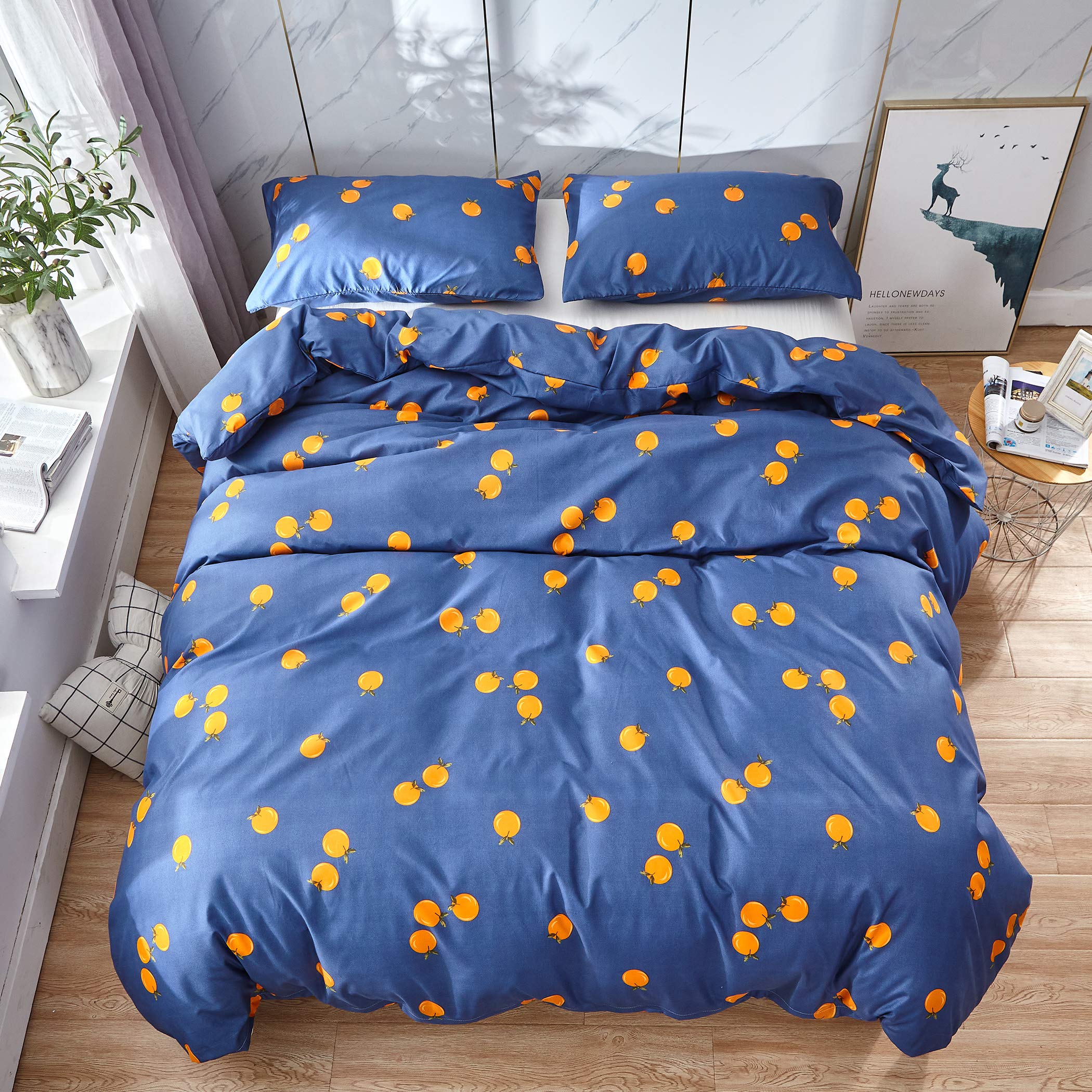 Orange fruit patterns