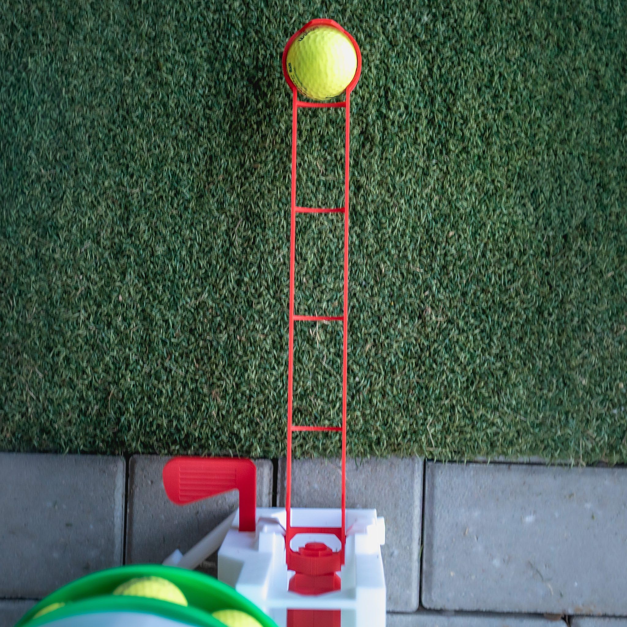 Golfball-Spender – Automatischer Golfball-Aufleger für das Golftraining | Mechanisch, stromlos, robust