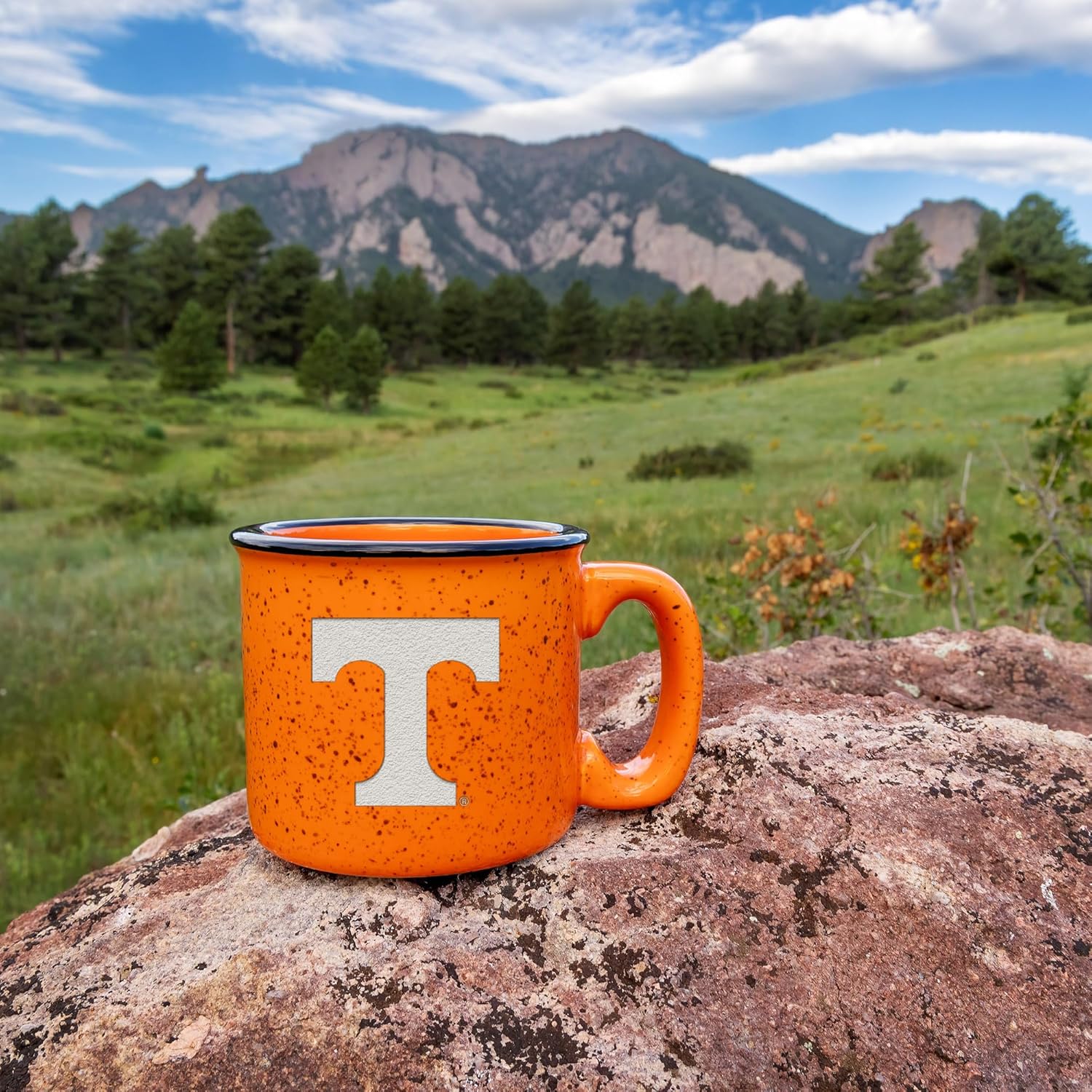 Rico Industries NCAA Speckle 12oz Laser Engraved Campfire Mug - Image 2