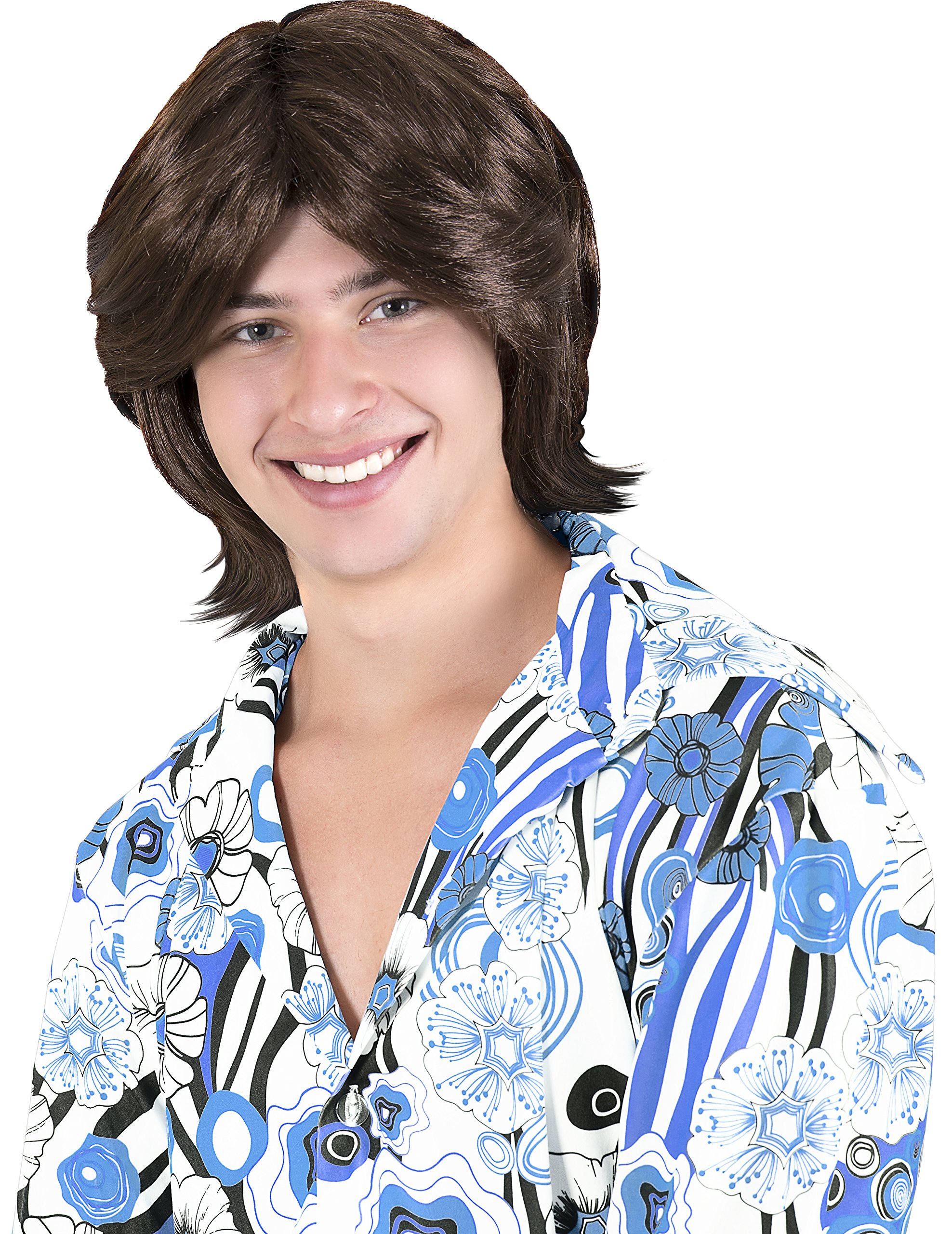 Snapklik Ladies Man Wig Mens Short Synthetic Wig For 70s snapklik-ladies-man-wig-mens-short-synthetic-wig-for-70s
