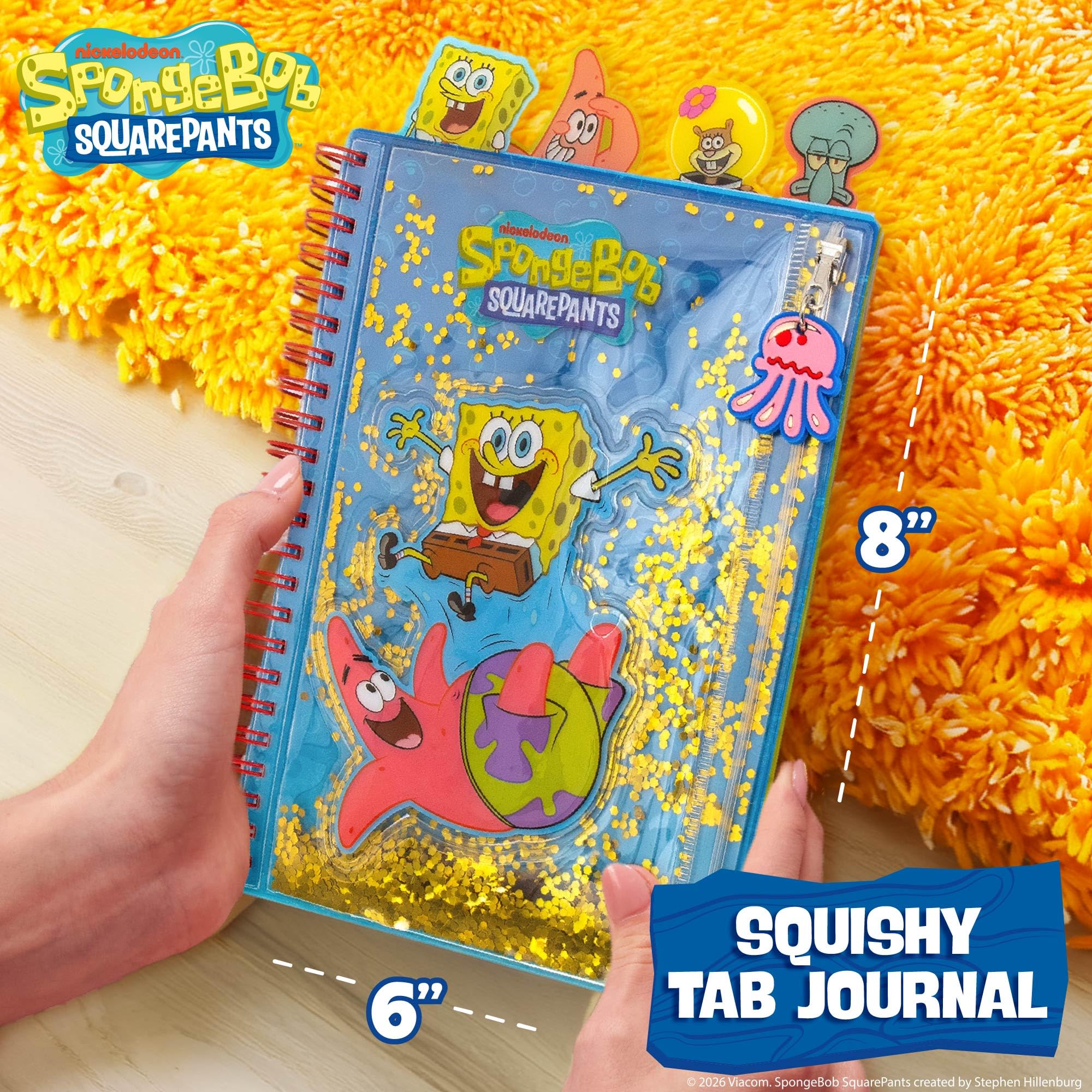 Amazon | Spongebob Squarepants スクイッシータブジャーナル、6 x 8