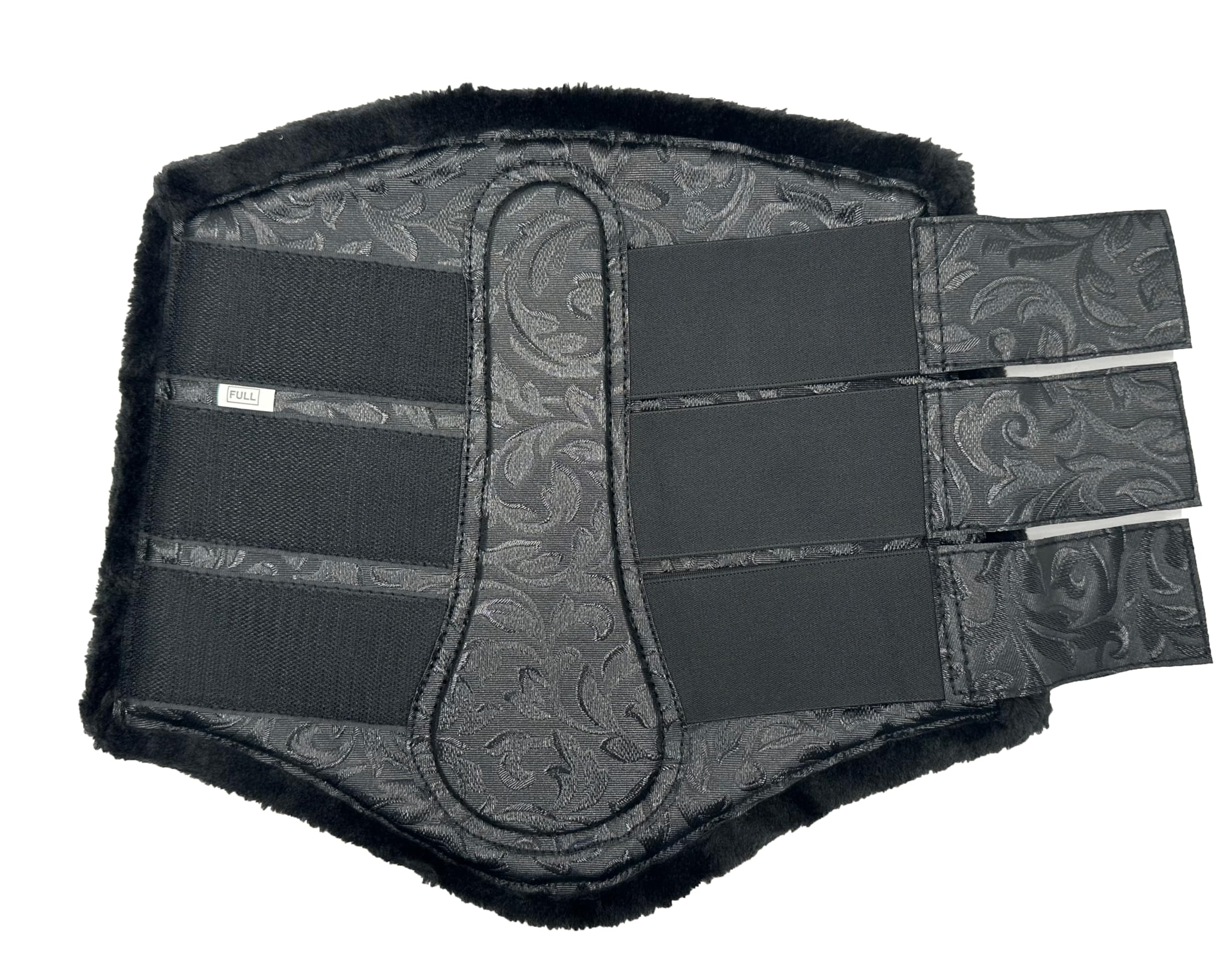 Sudadero de equitación transpirable, cordones de posicionamiento con cierre de , borde elegante de cordón inglés, completo con auriculares a juego (negro, Full)