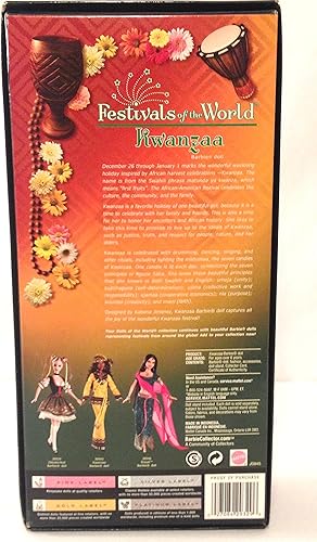Miniatura 3 de Barbie Coleccionista Kwanzaa Barbie Doll Festivals Of The World