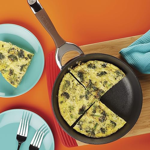 Miniatura 9 de Circulon Symmetry - Juego de sartenes antiadherentes anodizadas duras juego de sartenes juego de sartenes anodizadas duras 10 pulgadas y 12 pulgadas