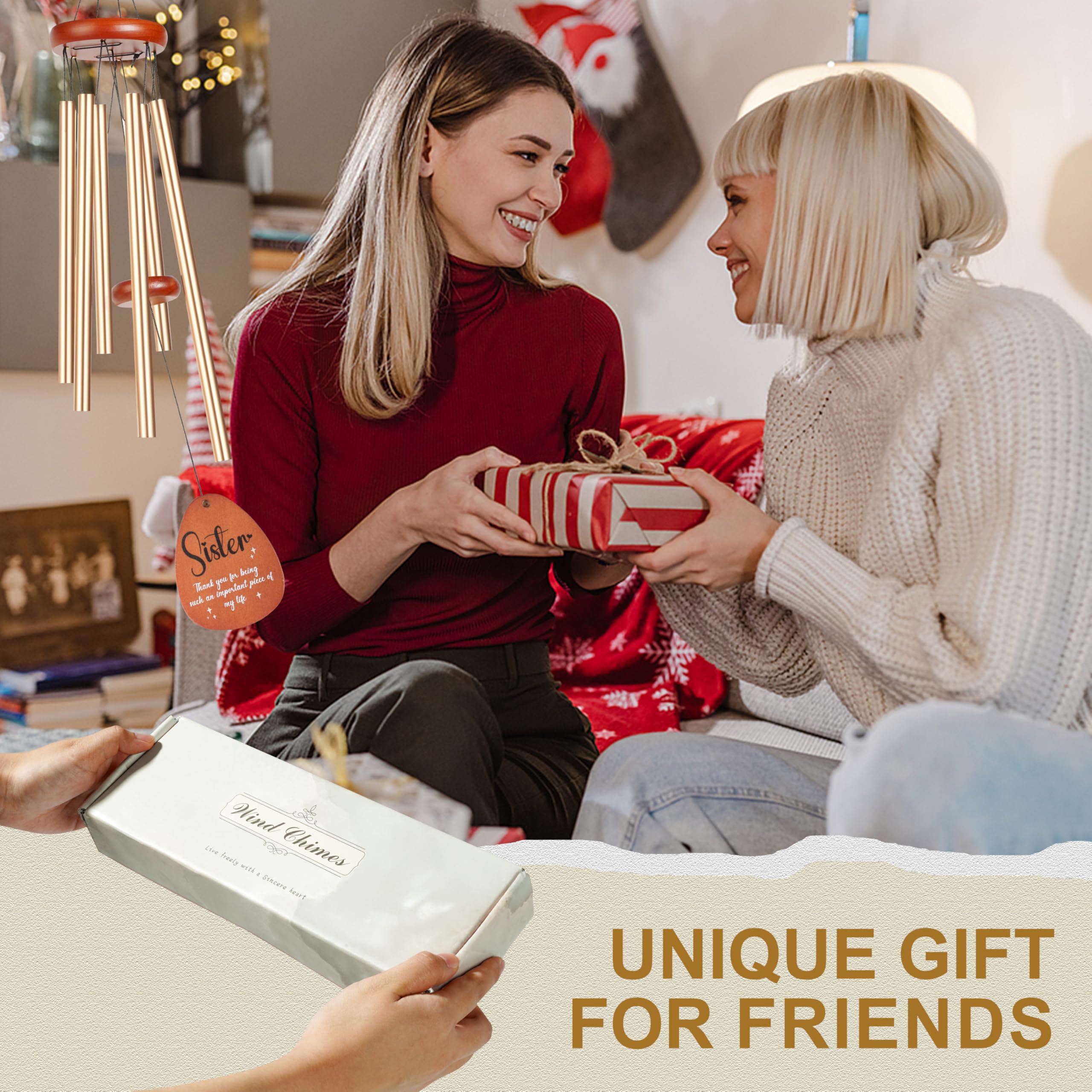 CARILLON DE VENT En Fer Pour Maison Temple Décoration De Jardin Cadeau