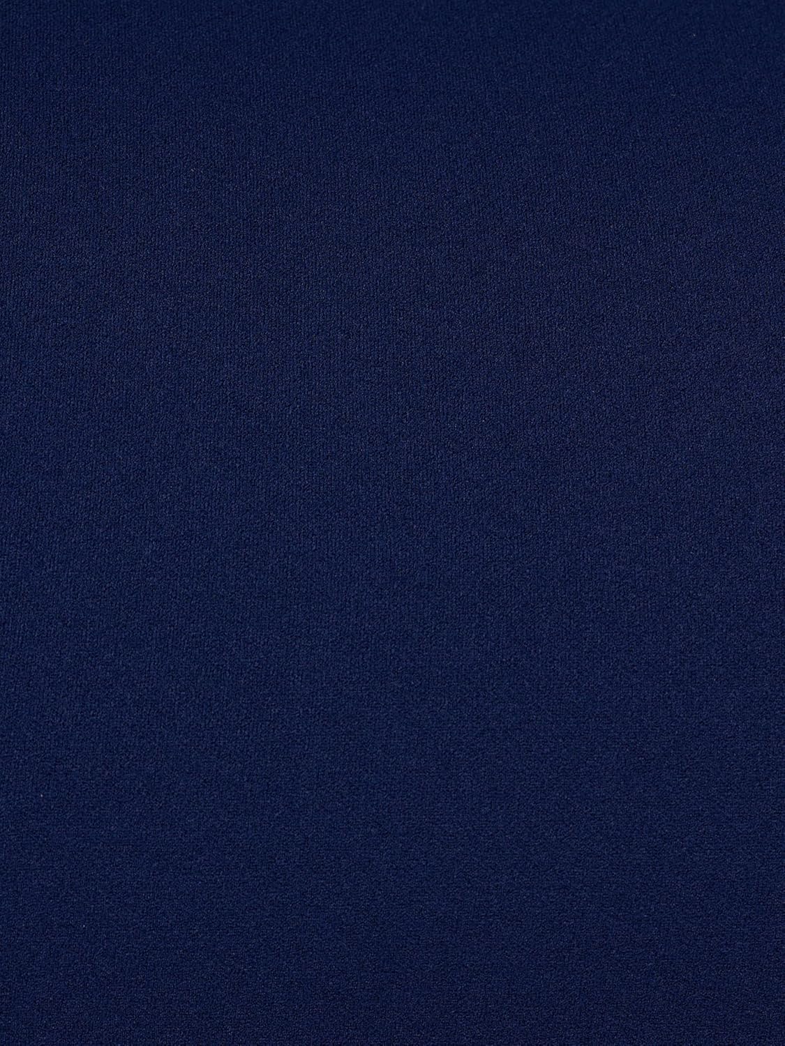 Adrianna Papell Women's Plus Size Knit Crepe TIE Waist Sheath, Navy Sateen - Image 3